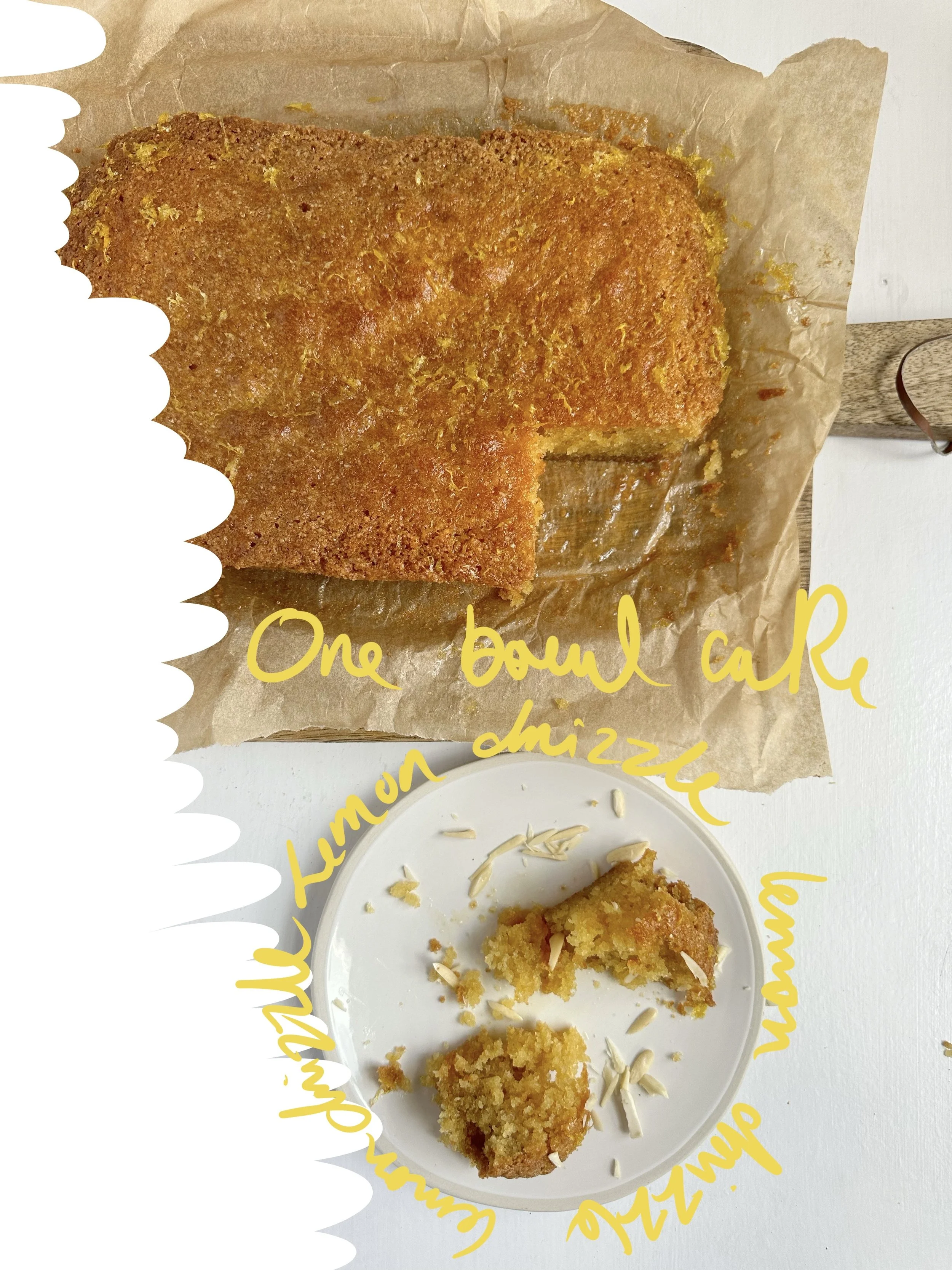 Lemon Drizzle One Bowl Cake