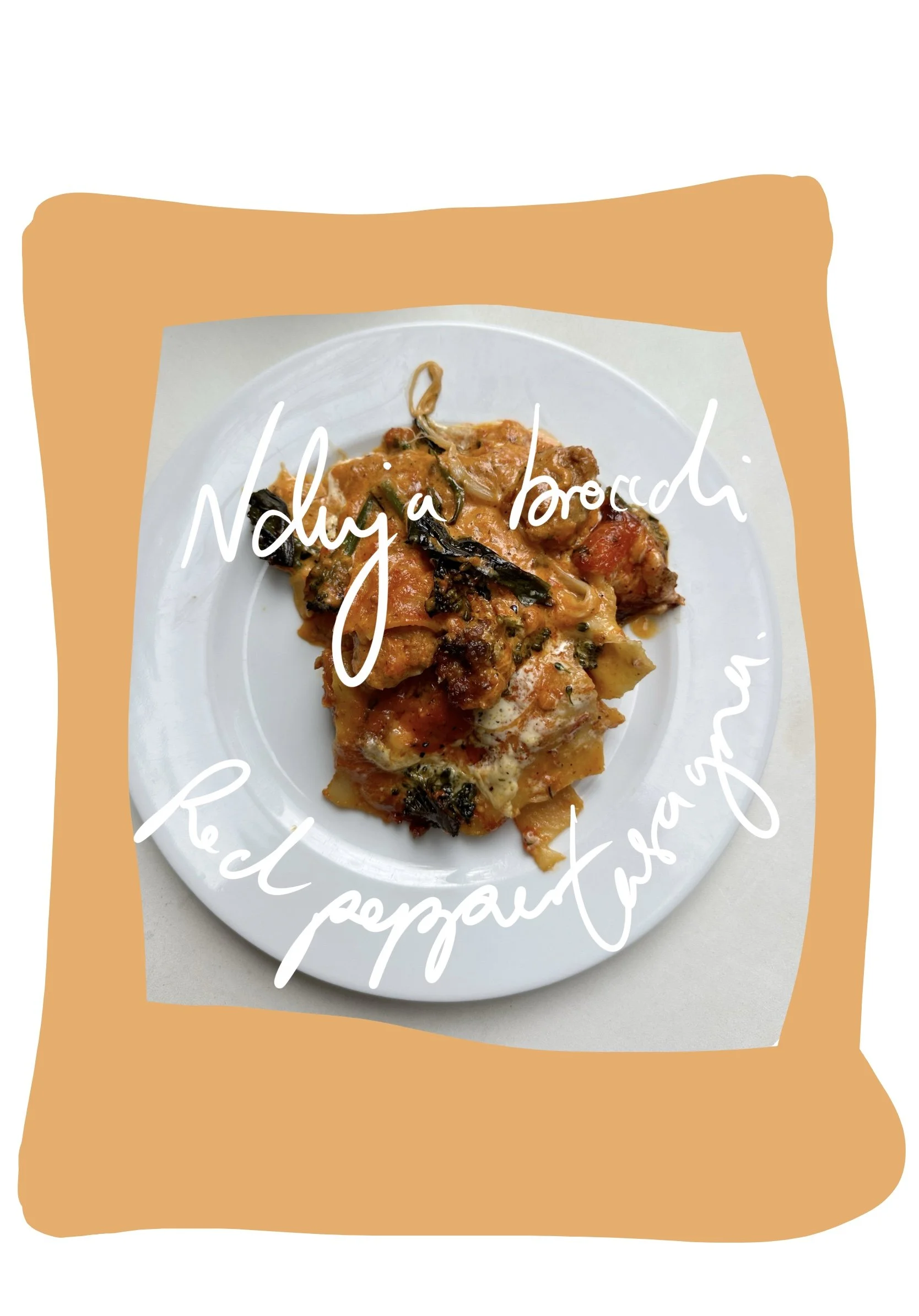 Nduja Pepper Sauce Lasagna