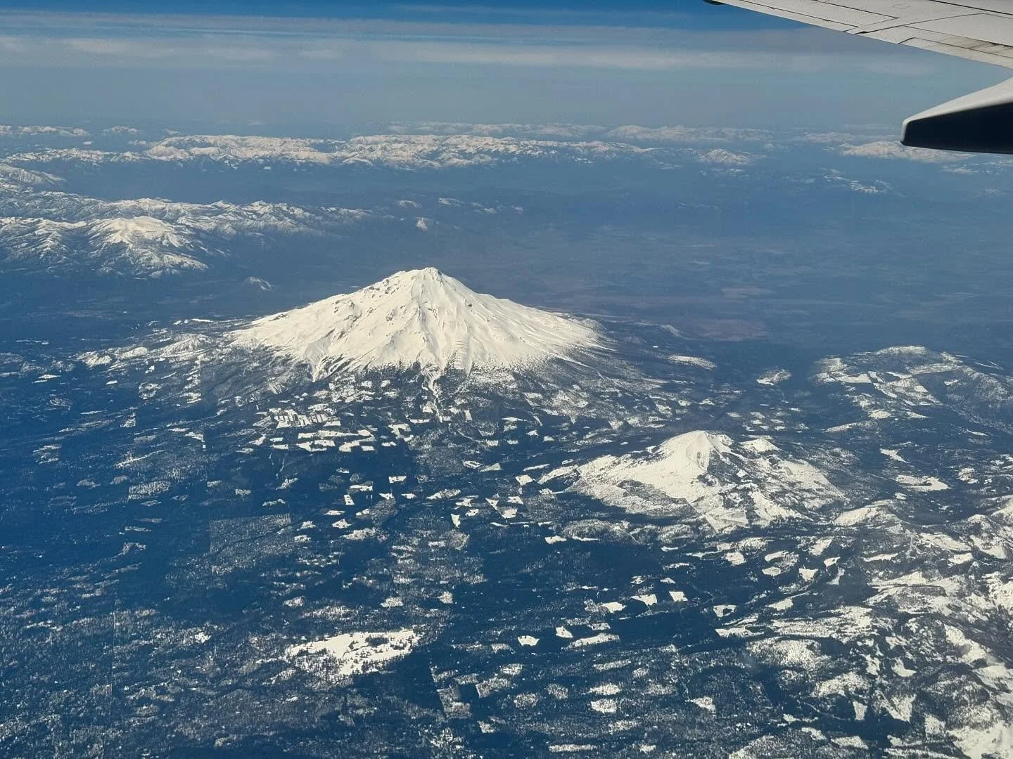 From the window seat of my flight up to Seattle today, I got an amazing aerial tour of nearly all the Central and Northern California places where I have lived and worked: Santa Barbara, San Luis Obisbo, Monterey, San Francisco, even the Redding/Mt. 