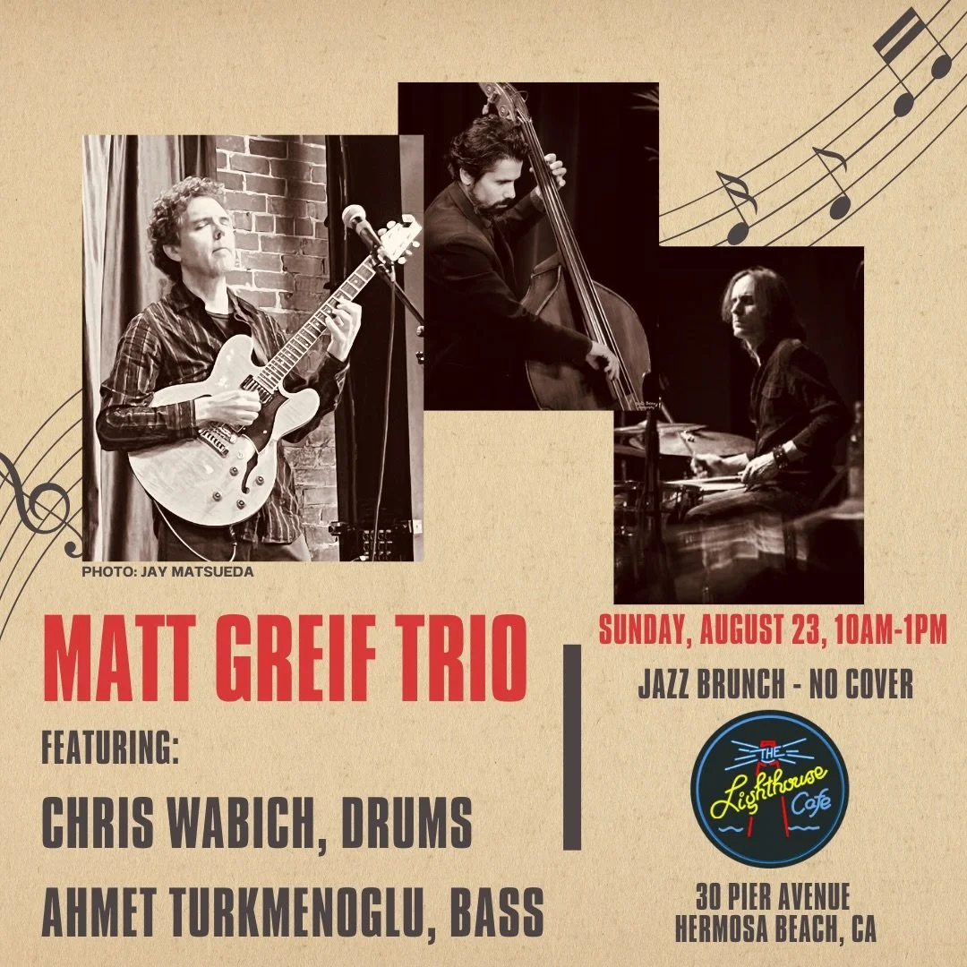 Looking forward to playing the Lighthouse this Sunday with @monkeydrummer1 and @sezinahmet !