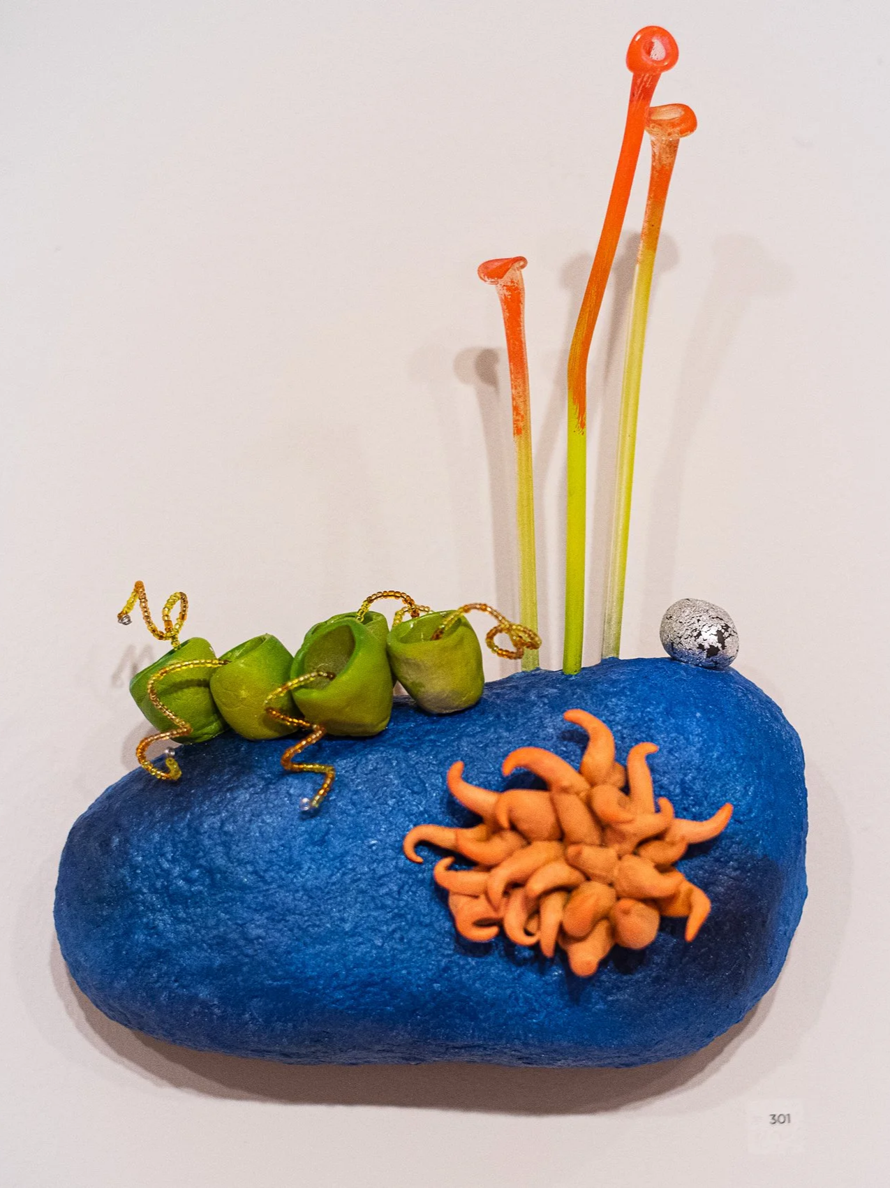 reclaimed materials, wall sculpture, 3-D wall art, abstract art, plant sculpture