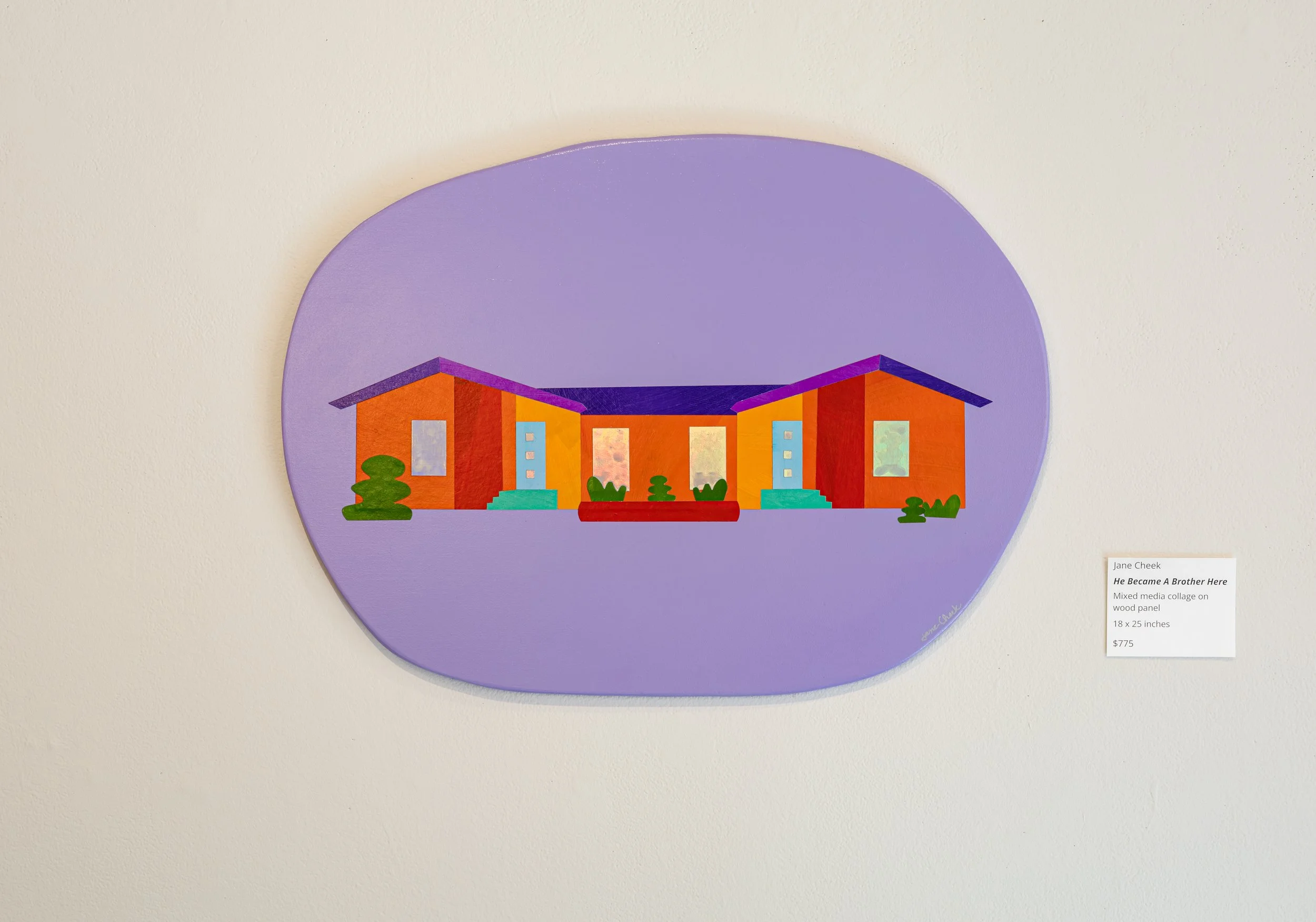 Home Portrait - Collage on Panel 3