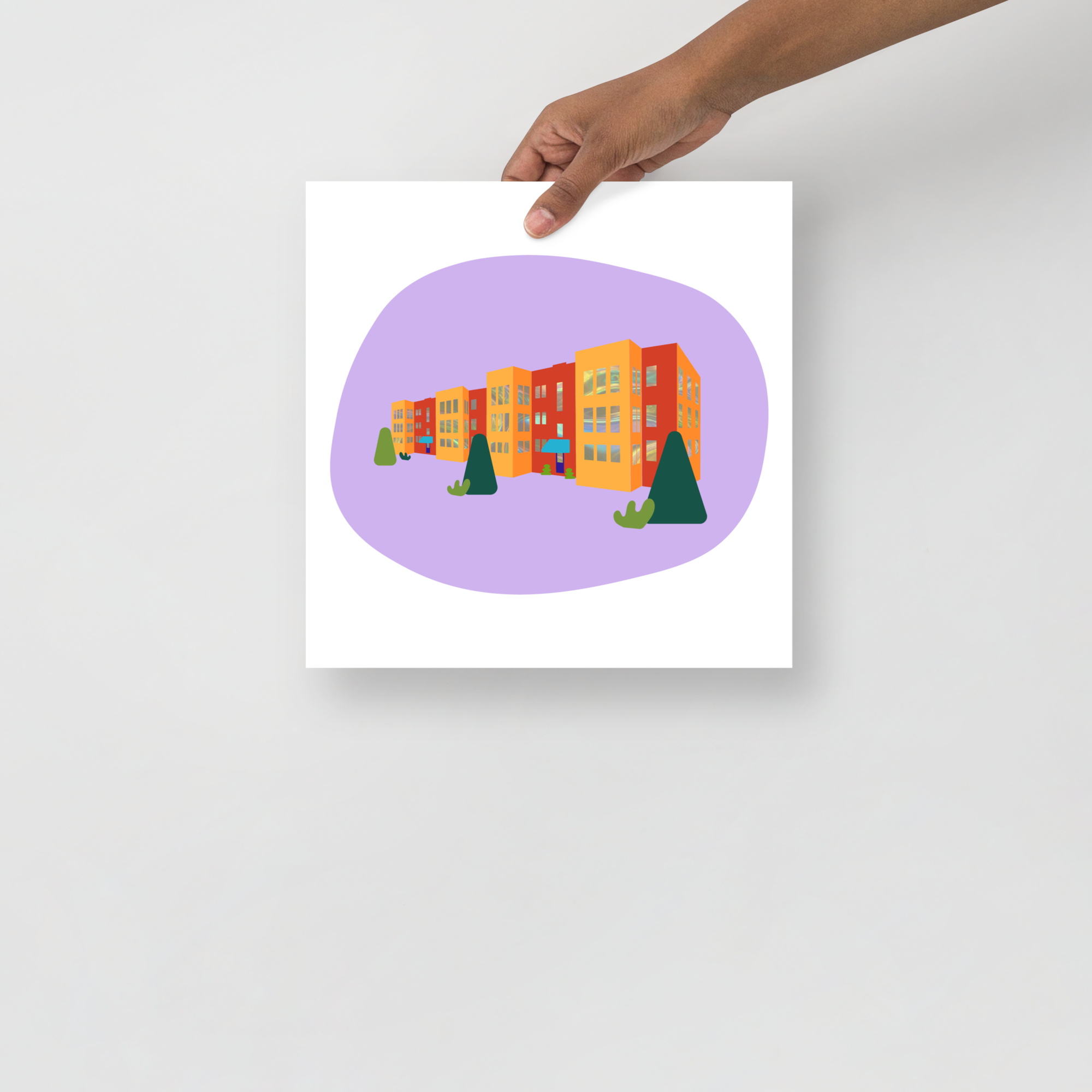 Print of The Home They Hoped For