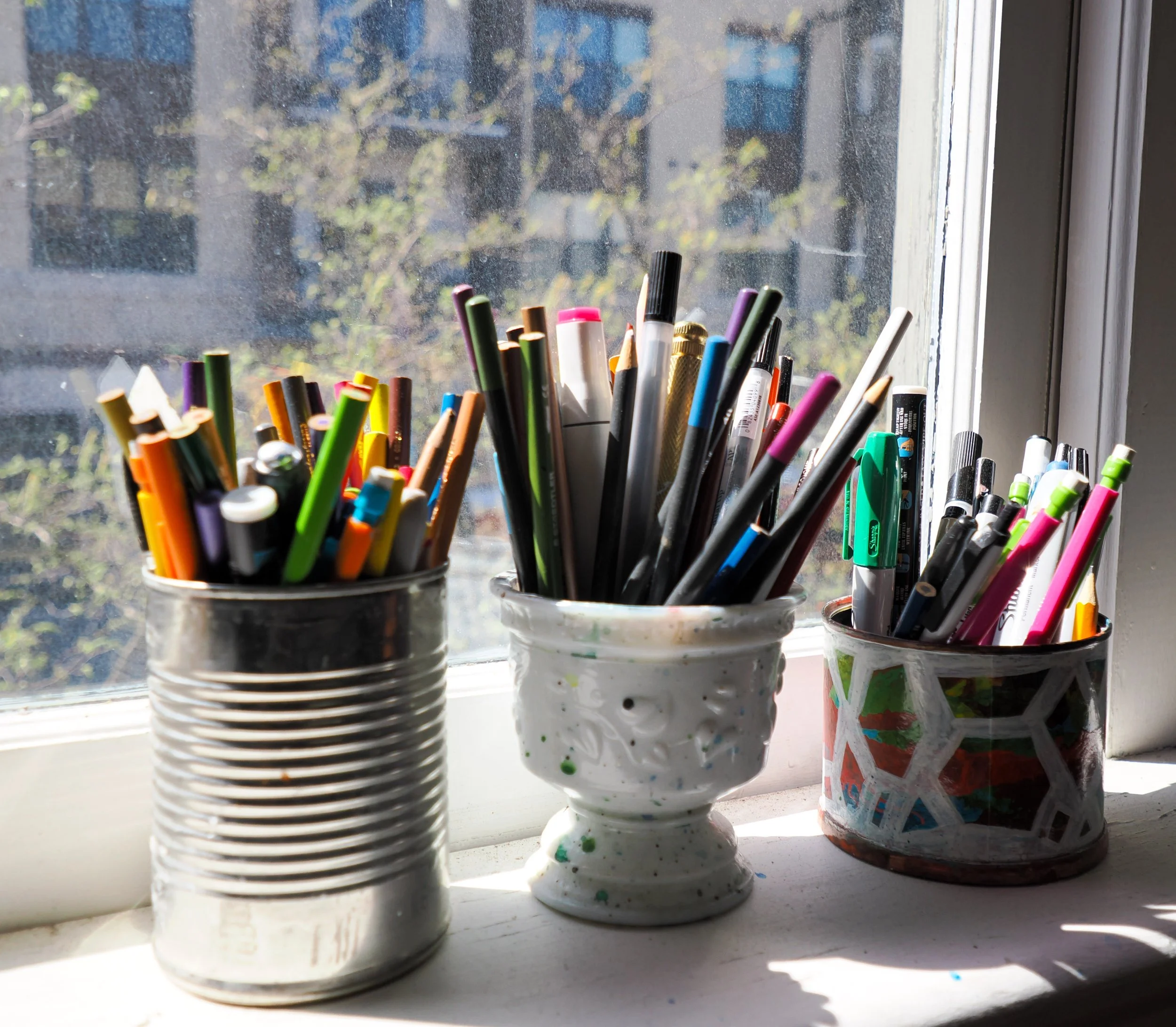 Art classes for Seniors, retirees, adults in Raleigh, North Carolina with teaching artist and installation artist Jane Cheek