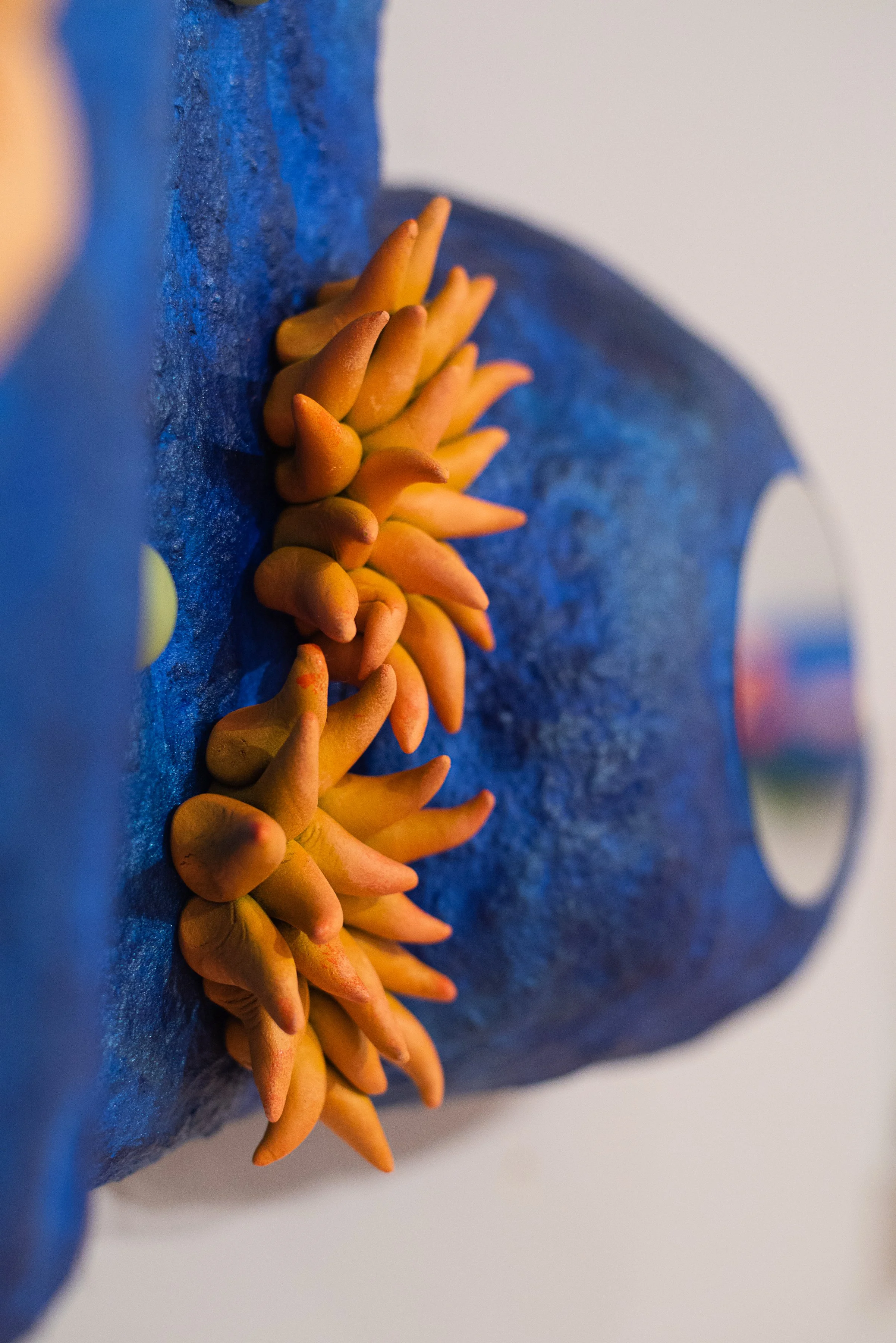 otherworldly art, reclaimed materials, wall sculpture, 3-D wall art, abstract art, plant and rock sculpture