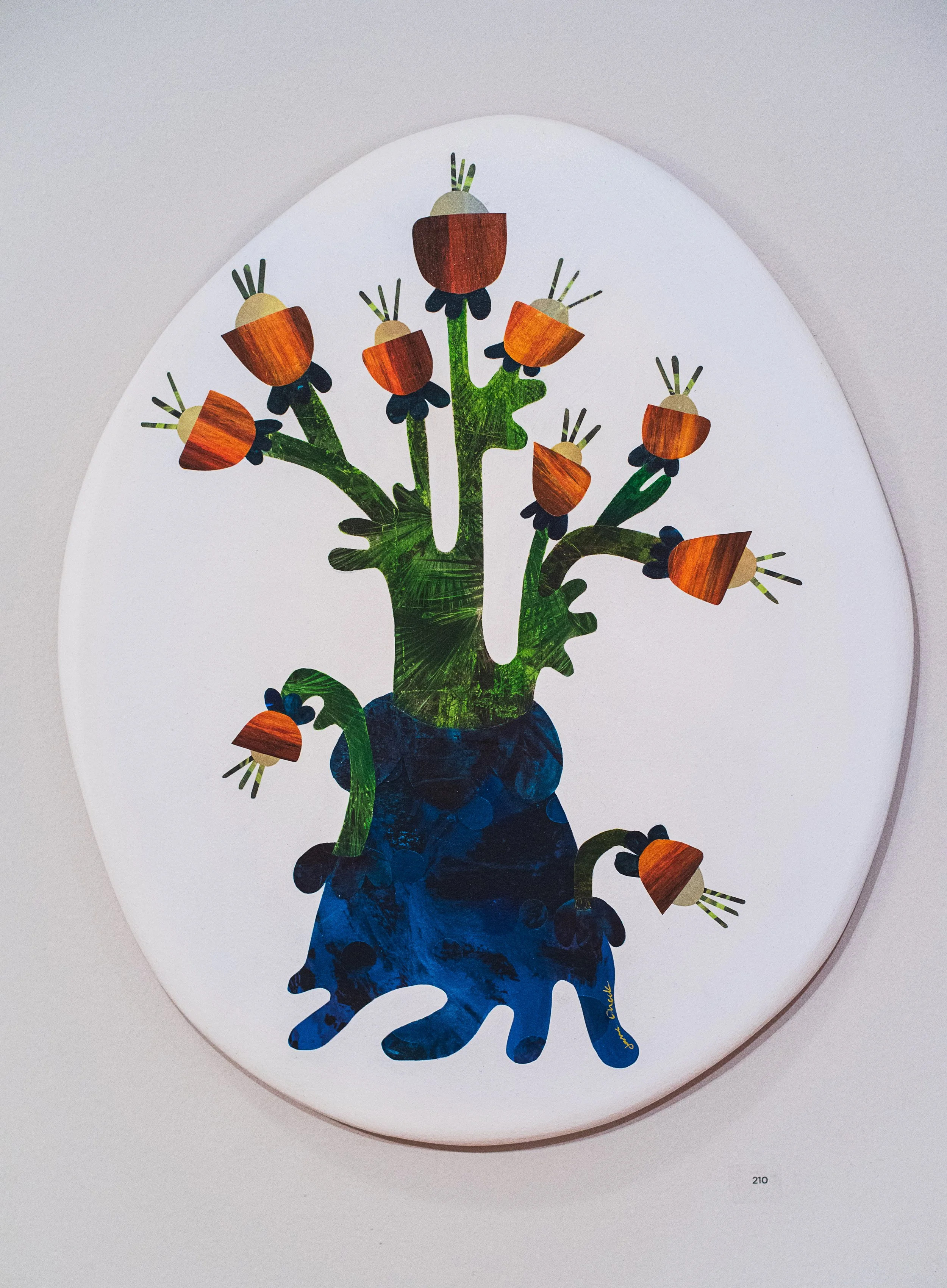 plant painting, surreal collage, installation artist Jane Cheek, mixed media art for sale, affordable art, Dr Seuss inspired art, underwater coral painting