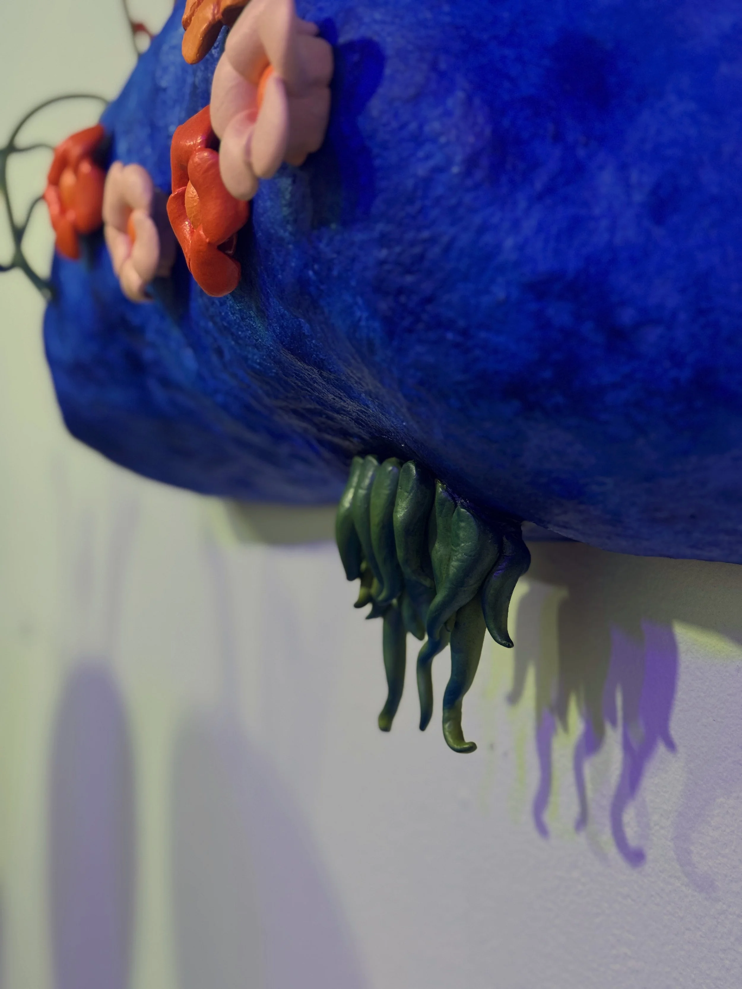 otherworldly art, reclaimed materials, wall sculpture, 3-D wall art, abstract art, plant and rock sculpture