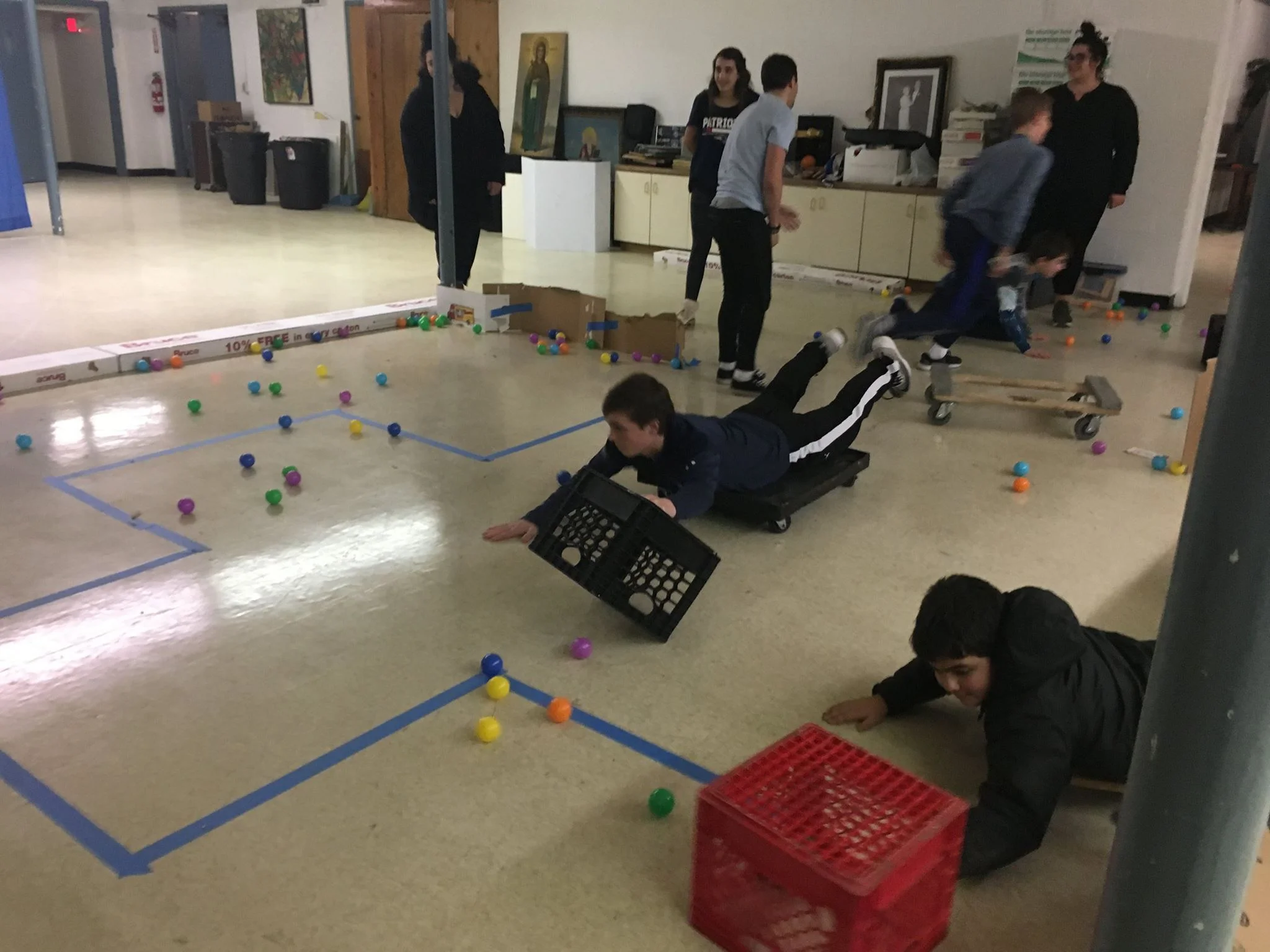 Life-size Hungry Hungry Hippos!