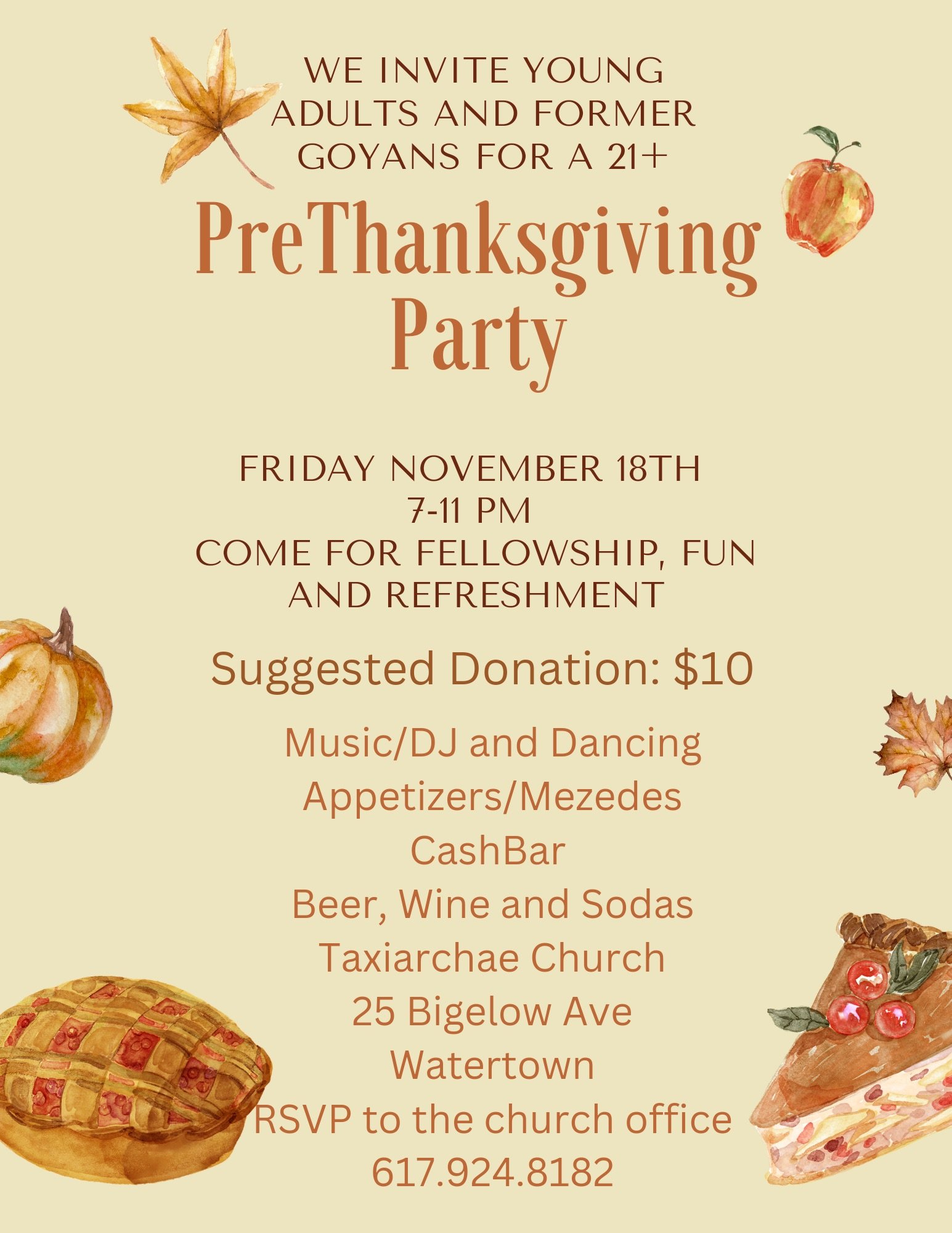 PreThanksgiving Party