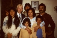 December 1, 1980 - Skipworth Family - Donna, Myself, Debbie-a cousin, Jay, Sister Skipworth, Sidney, and Brother Skipworth smaller.jpg
