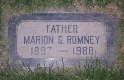 Marion G. Romney gravestone.jpg
