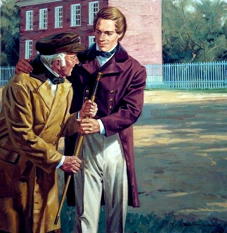 Joseph Smith helping an older man.jpg