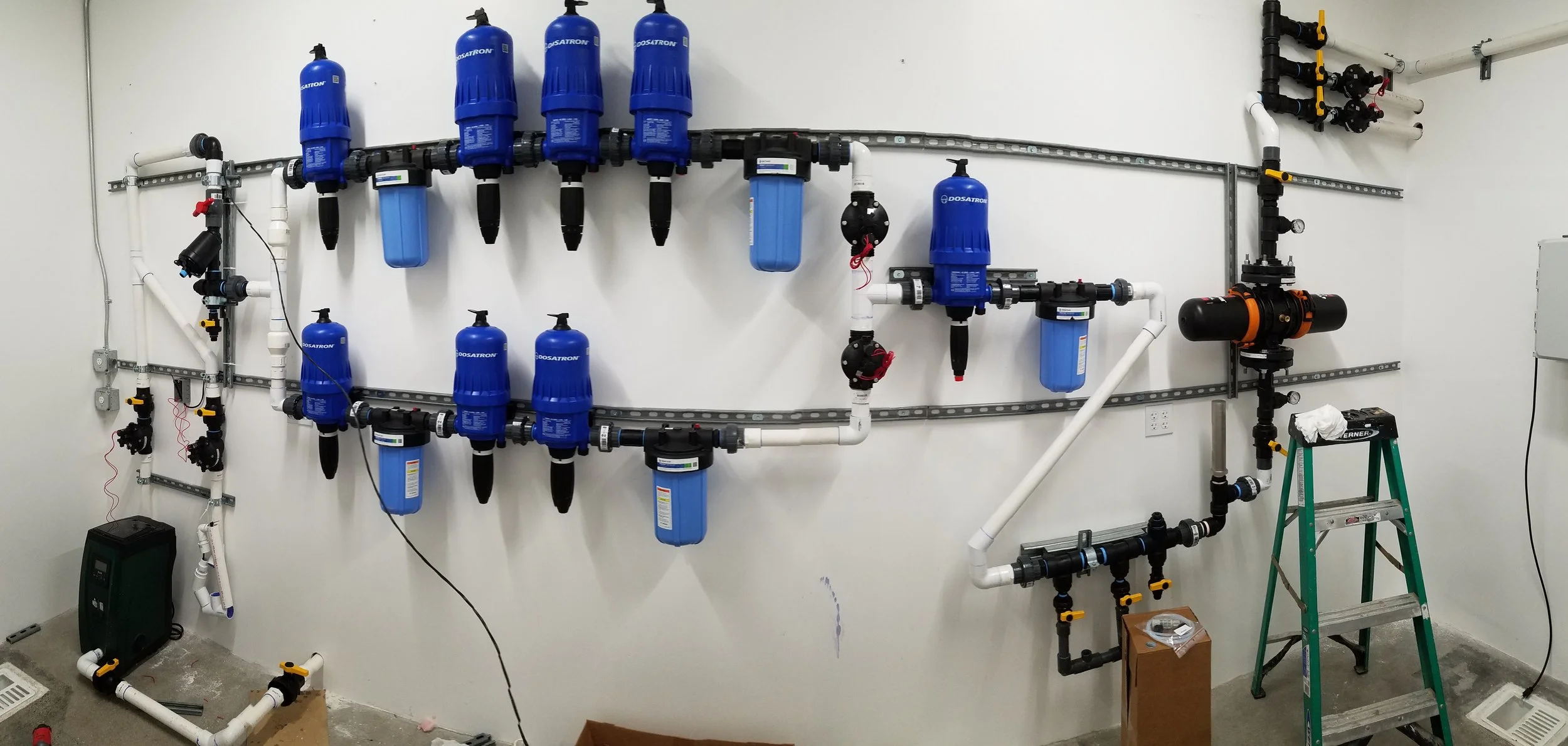 Dosatron Nutrient Injection installation by Green Dreams Construction - Palm Springs