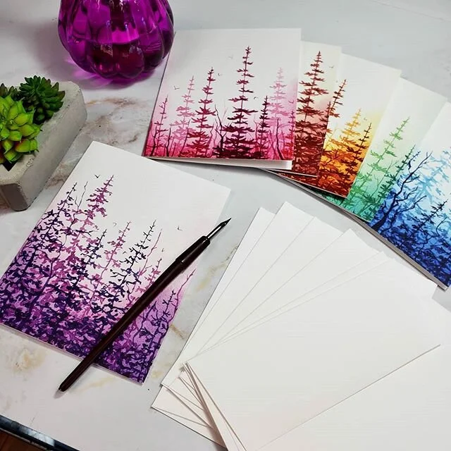 If you signed up for my email newsletter, check your spam folder! I sent out an email this morning with the details of my Etsy shop restock tomorrow.
If you haven't done so already, go to www.arianehopeart.com and sign up for my newsletter! You'll ha