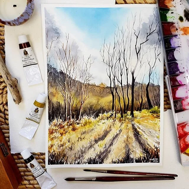 Long caption, but bear with me...This painting, painted in mid April, is probably my favorite piece I've ever painted. I did it in two sessions while I was in the depths of despair, when nothing else made any sense but painting. At that point, it had