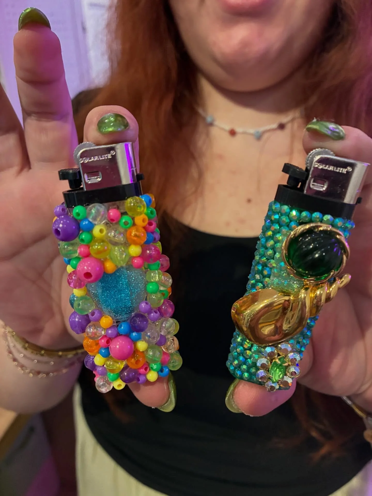 Still looking for a Christmas gift? How about a handmade lighter to match the candle you&rsquo;re giving them!

Lighter decorating workshop THIS MONDAY at 7pm in Covington. Click the link in the bio for more info 🫶