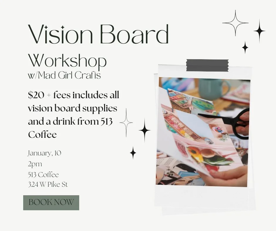 New year, new vision board! Come set your goals for 2026 with us at @513_coffee. It will be a fun afternoon of manifesting, coffee and chatting with new friends 🤩

Check out the link in 513 coffee&rsquo;s bio for tix☕️