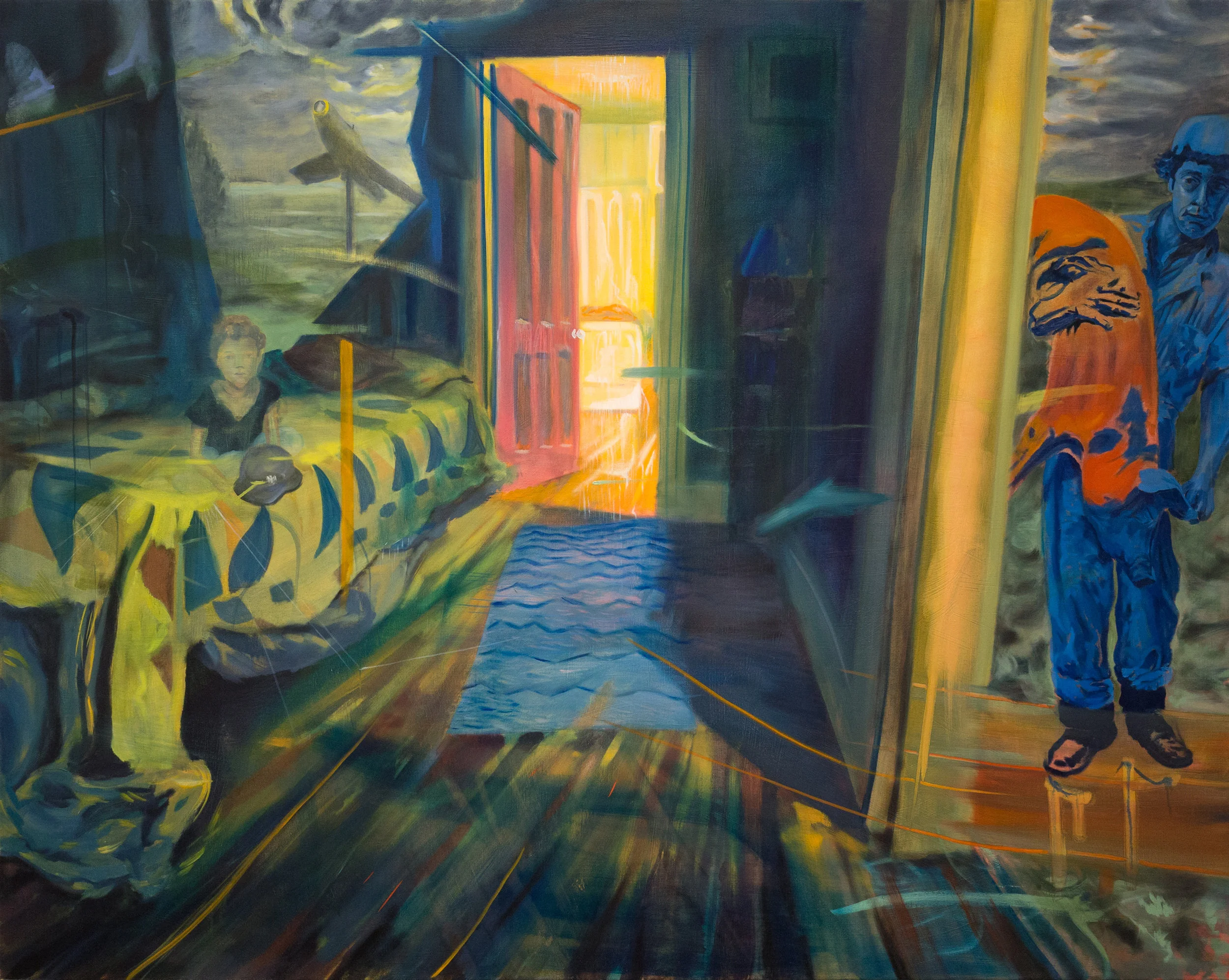 Welcome Home Oil on canvas. October 2017. 48''x60''