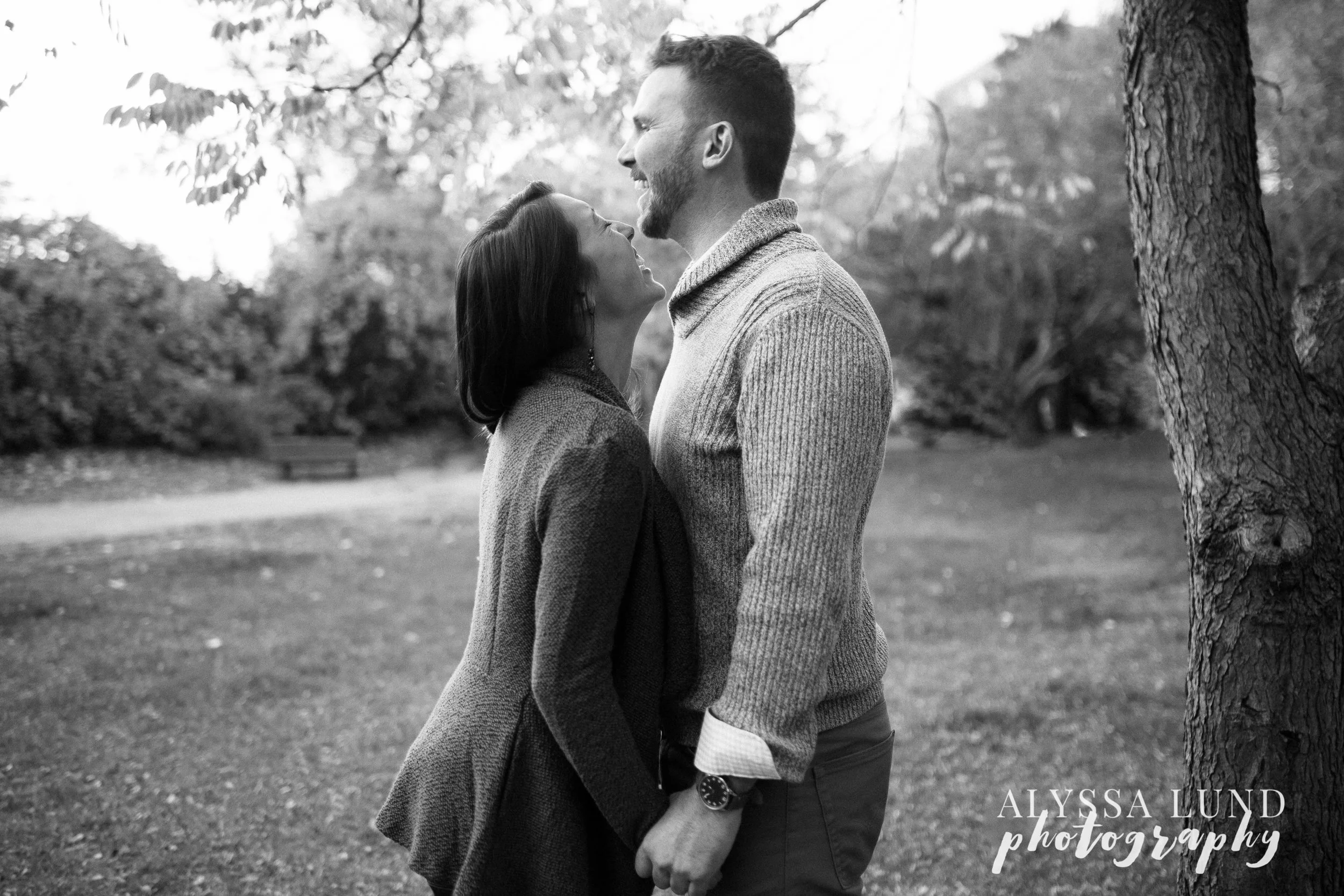 Minneapolis engagement session at the stone arch bridge black and white