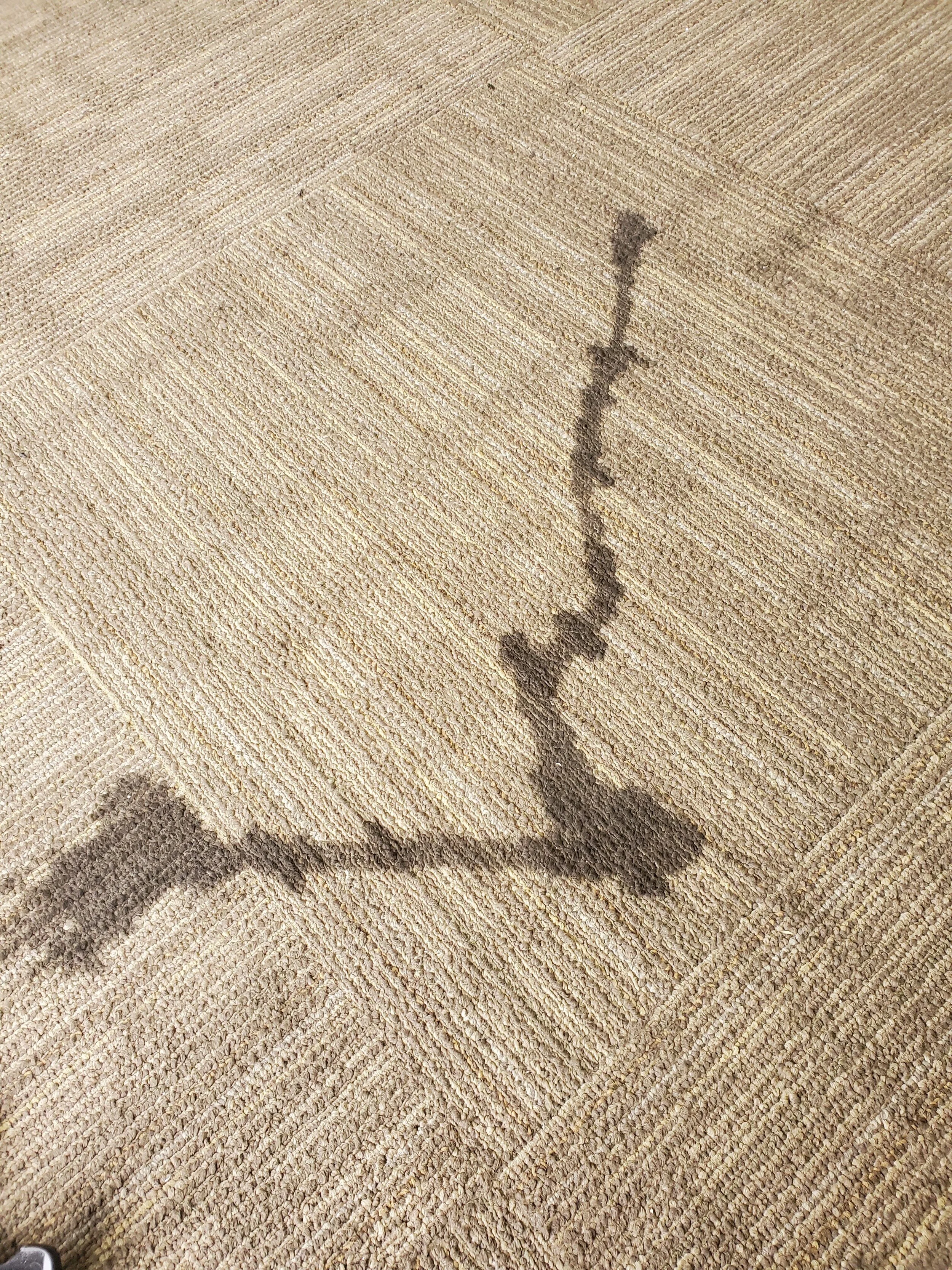 Oil Spill in a commercial lobby - Before