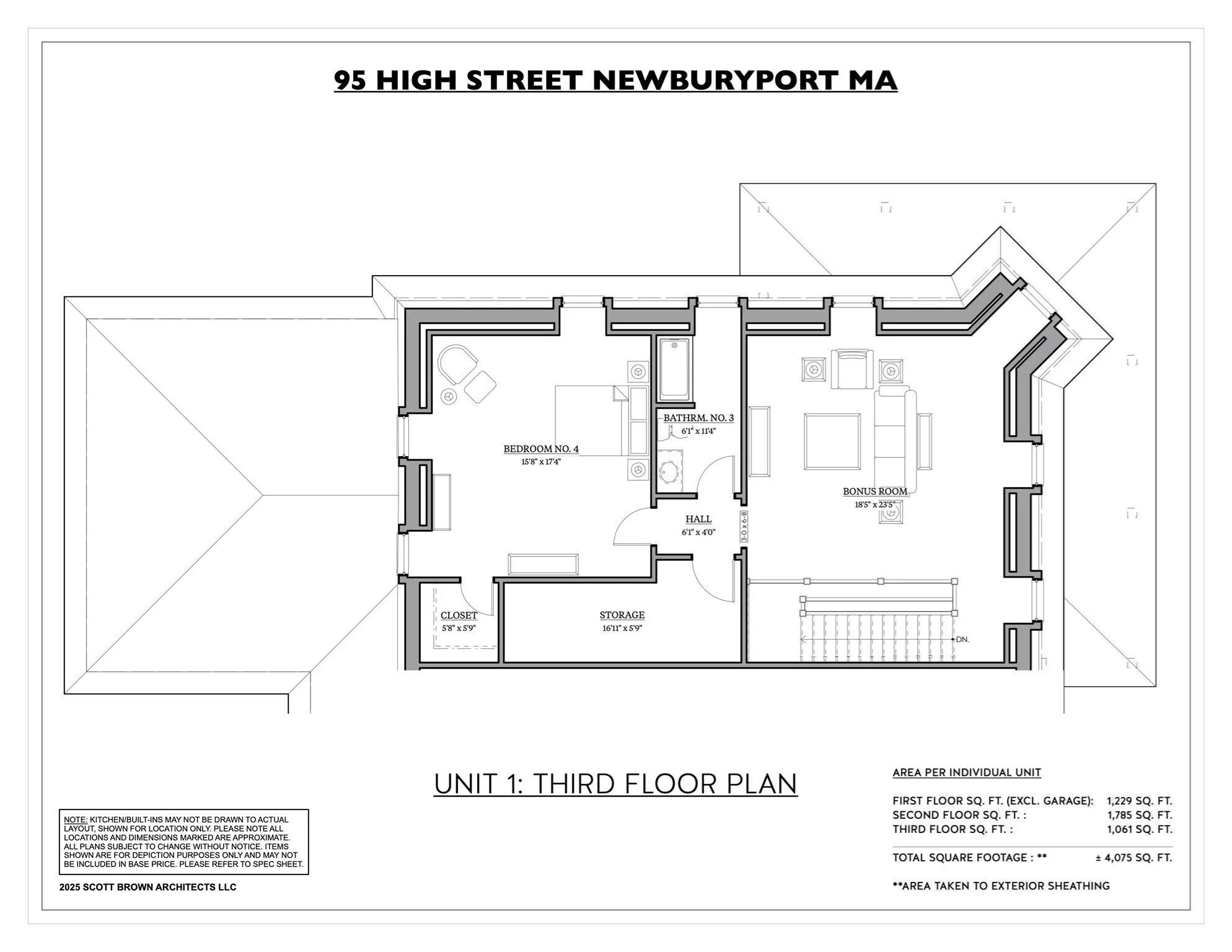 Unit 1 Floor Plan 3