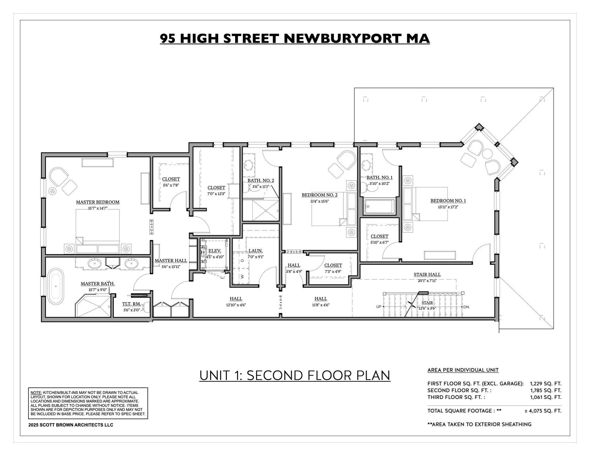 Unit 1 Floor Plan 2