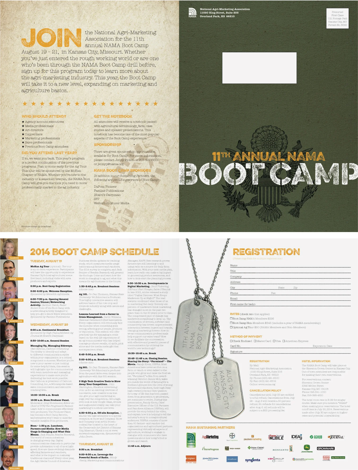 National Agri-Marketing Association Boot Camp brochure