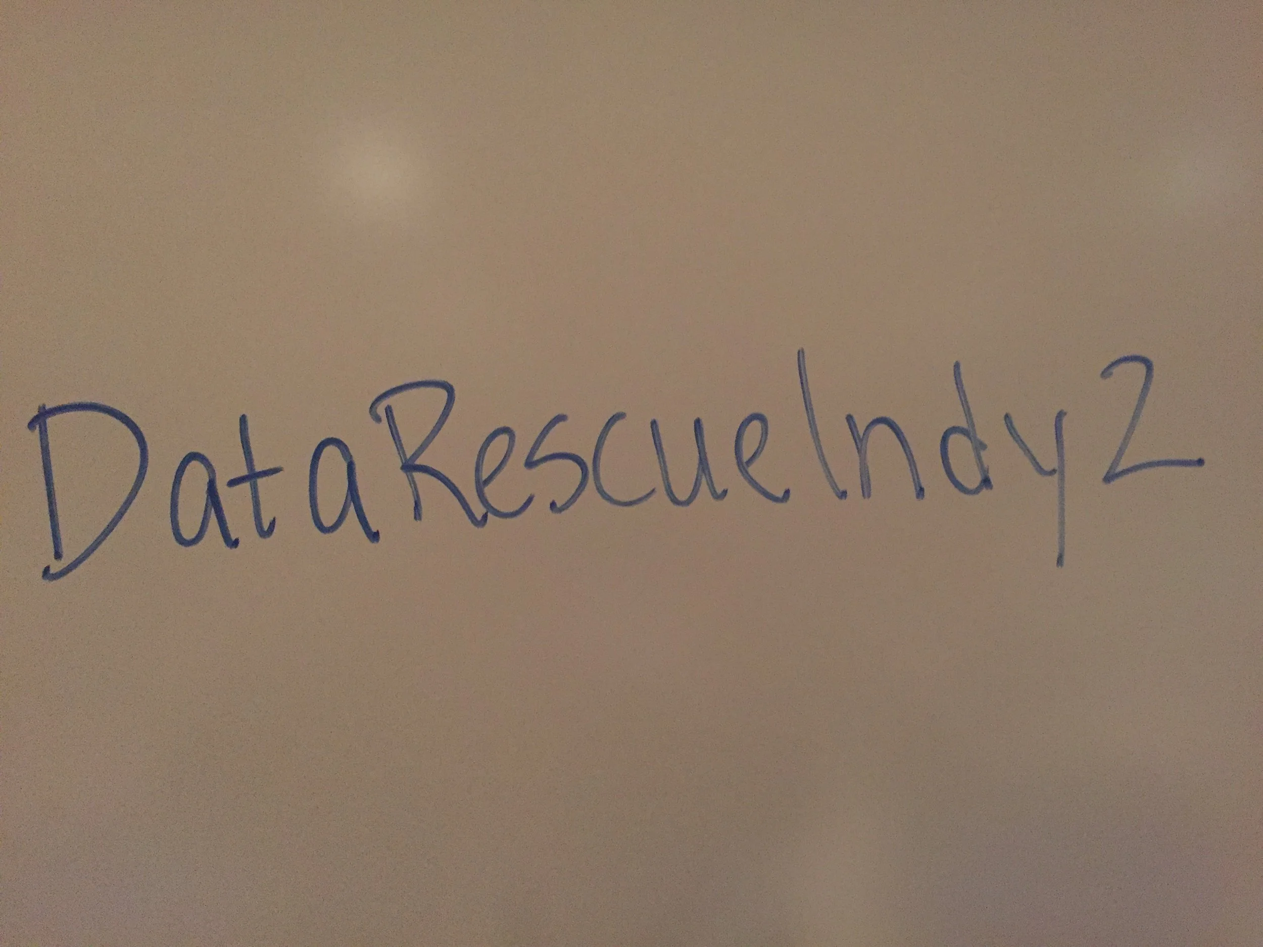 Another Successful #DataRescueIndy Event Yesterday