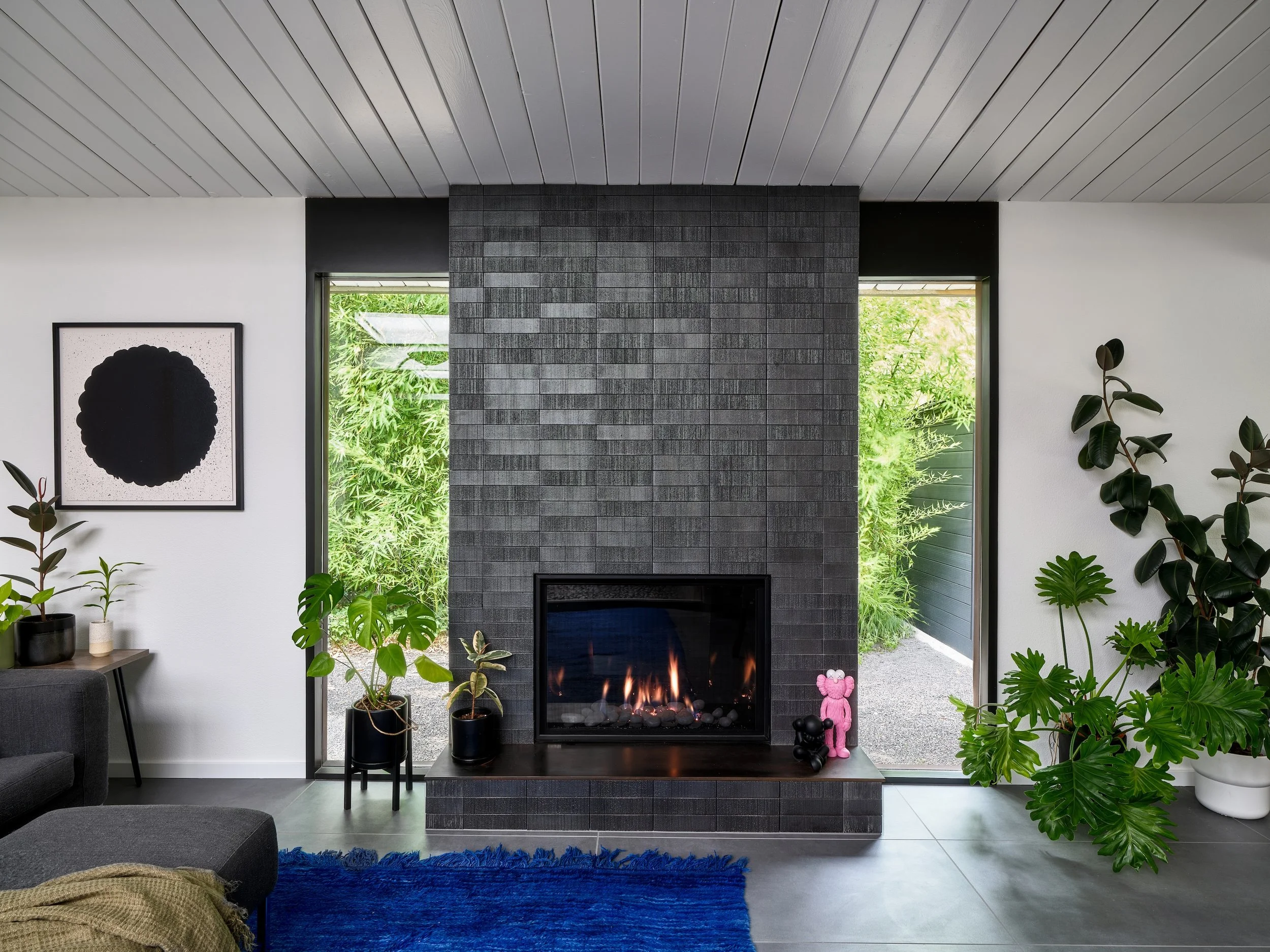 Rummer remodel fireplace