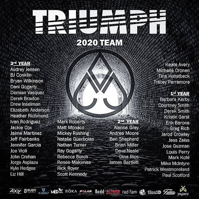 2020. We. Are. Triumph.
Be prepared for loads of smiles, support, butt slaps, fist bumps, high fives, cheers, and all out FUN!
The 2020 team is here!! 👊🏻😝🤟🏻
#wearetriumph
#triumphAF
#crushitwithasmile
