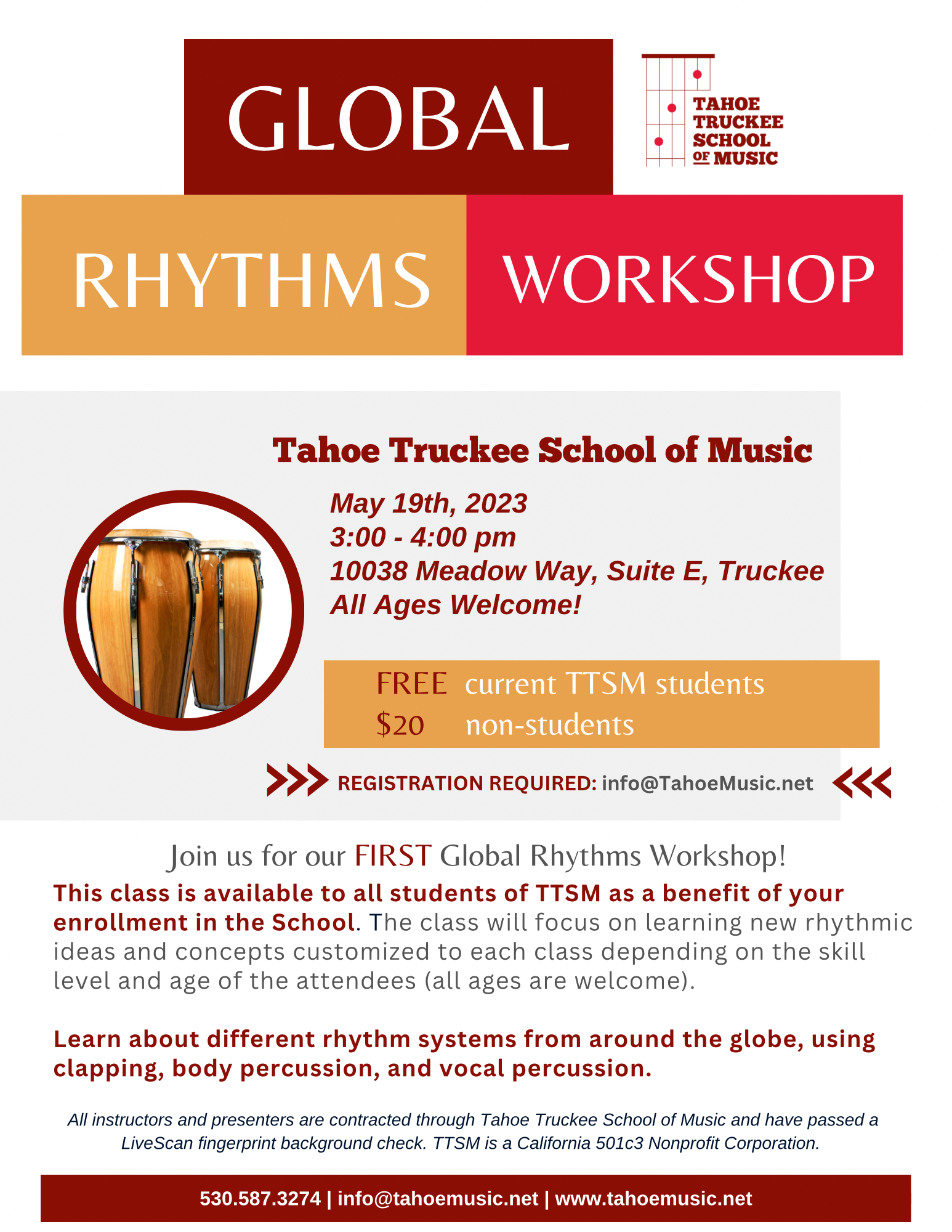 Global Rhythms Workshop
