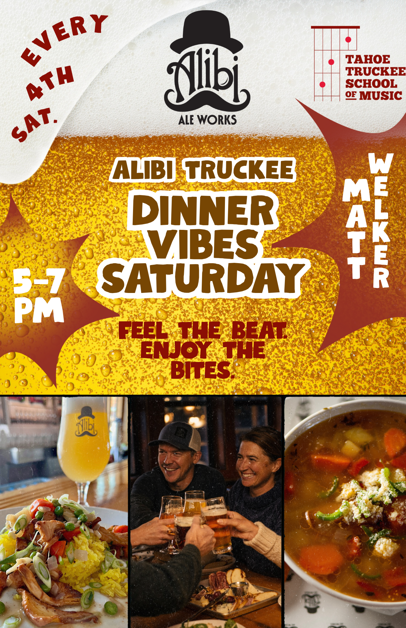 Dinner Vibes w/ Matt Welker at Alibi Truckee! 
