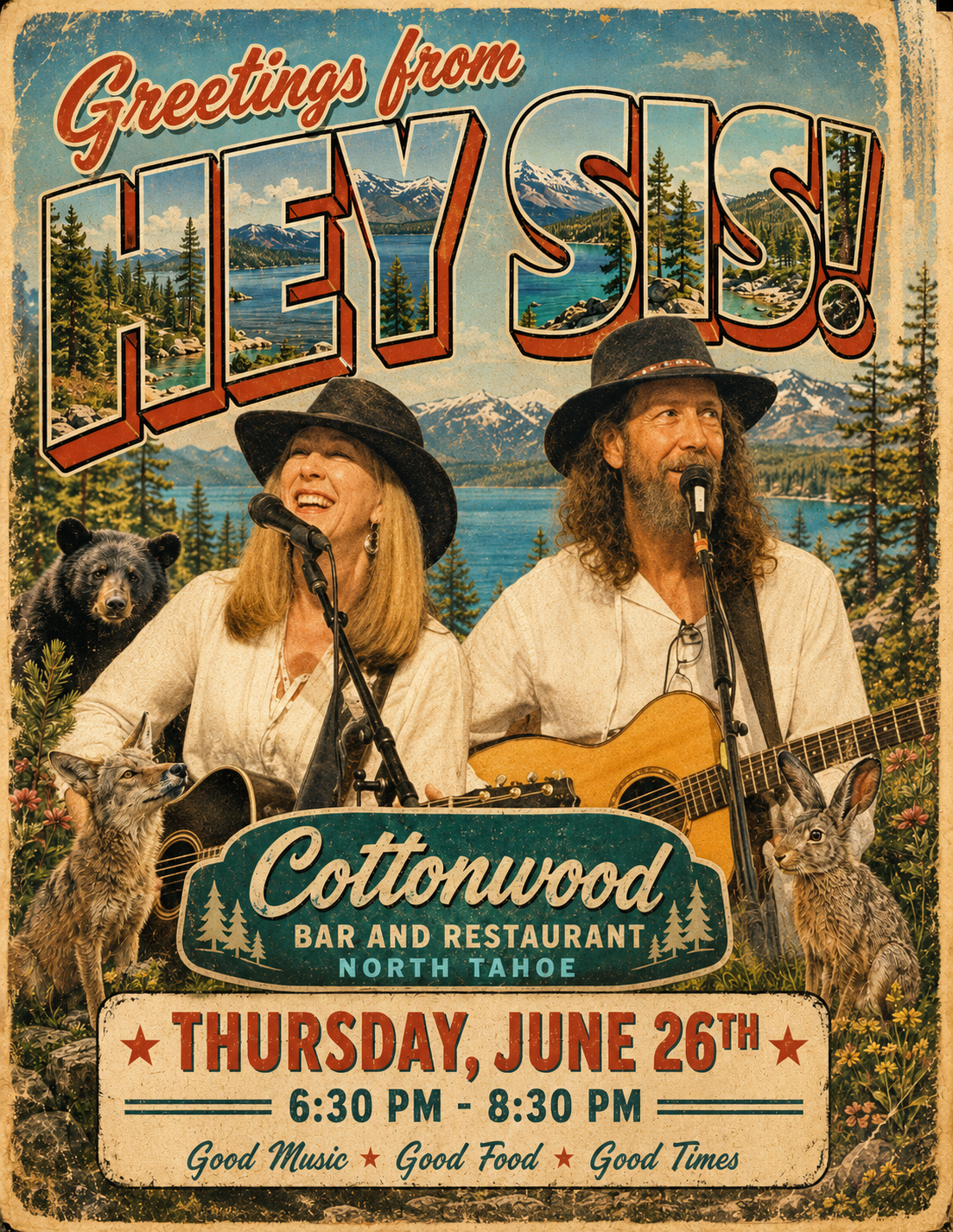Hey Sis! at Cottonwood!   