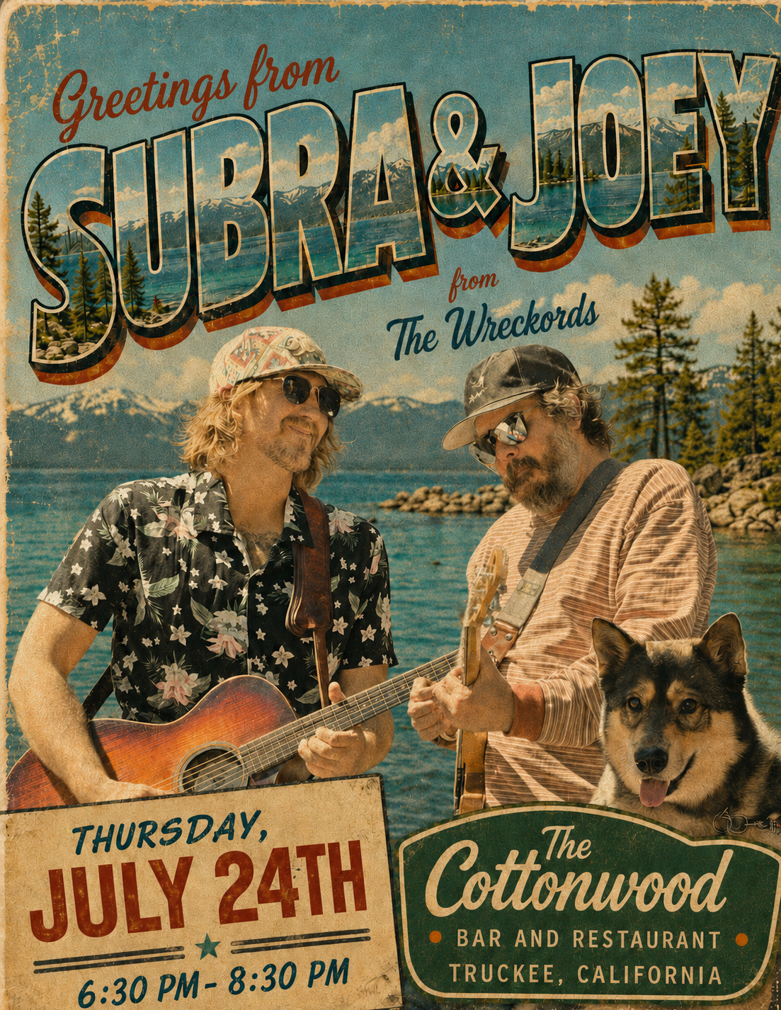 Subra &amp; Joey at Cottonwood!  (of the Wreckords)