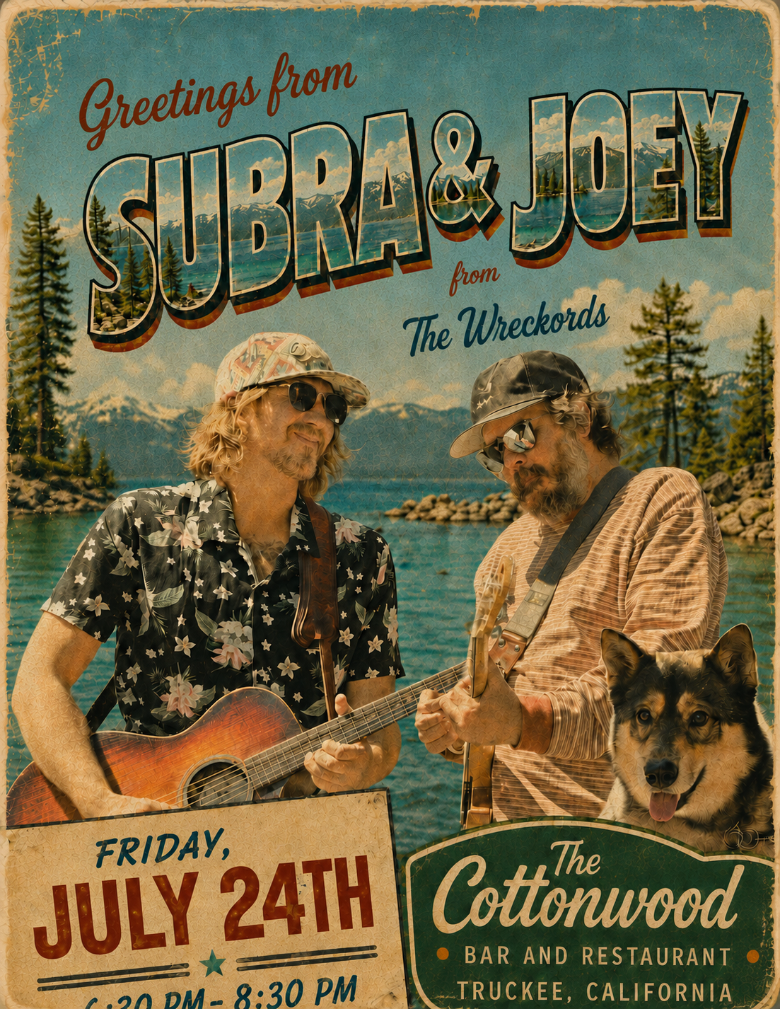 Subra &amp; Joey at Cottonwood!  (of the Wreckords)