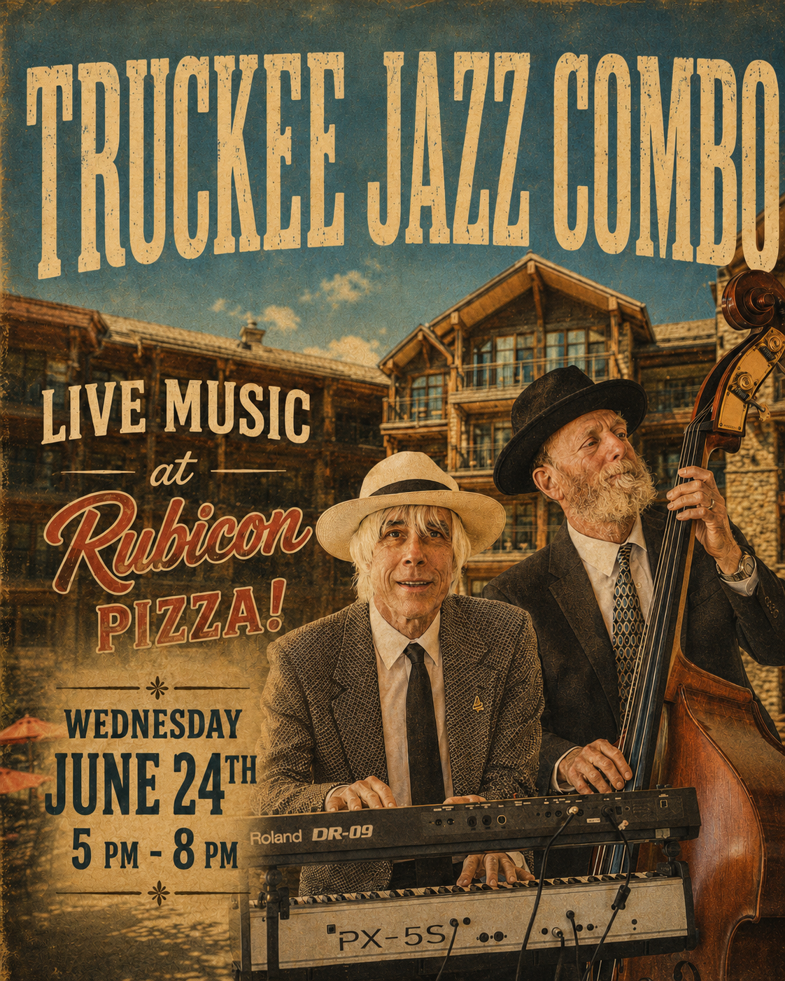 Truckee Jazz Combo at Rubicon Pizza in Northstar!