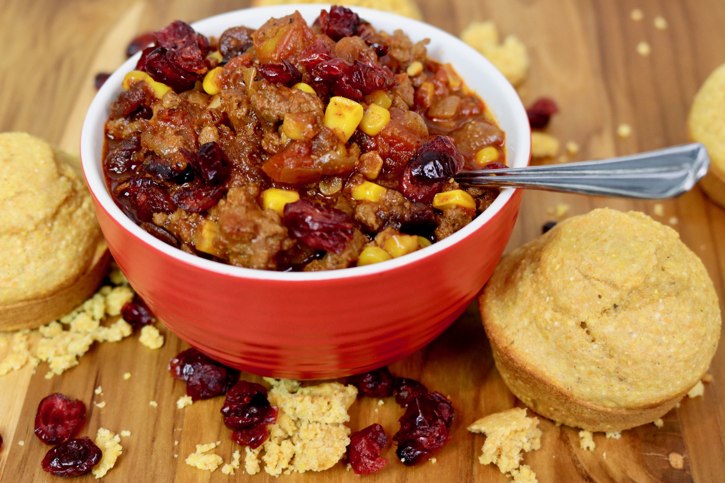 Cranberry Turkey Chili