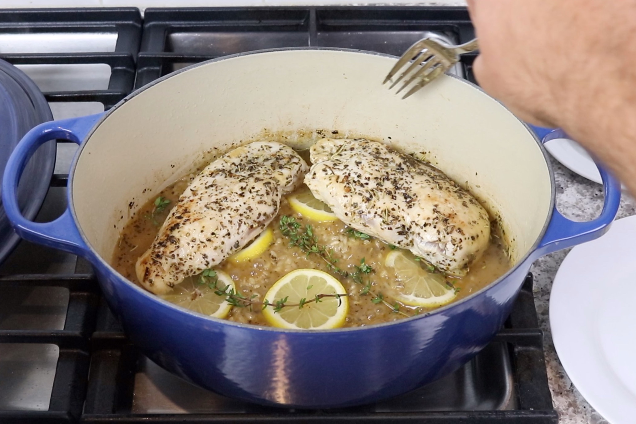 One-Pot Lemon Chicken and Rice — Baking with Josh & Ange