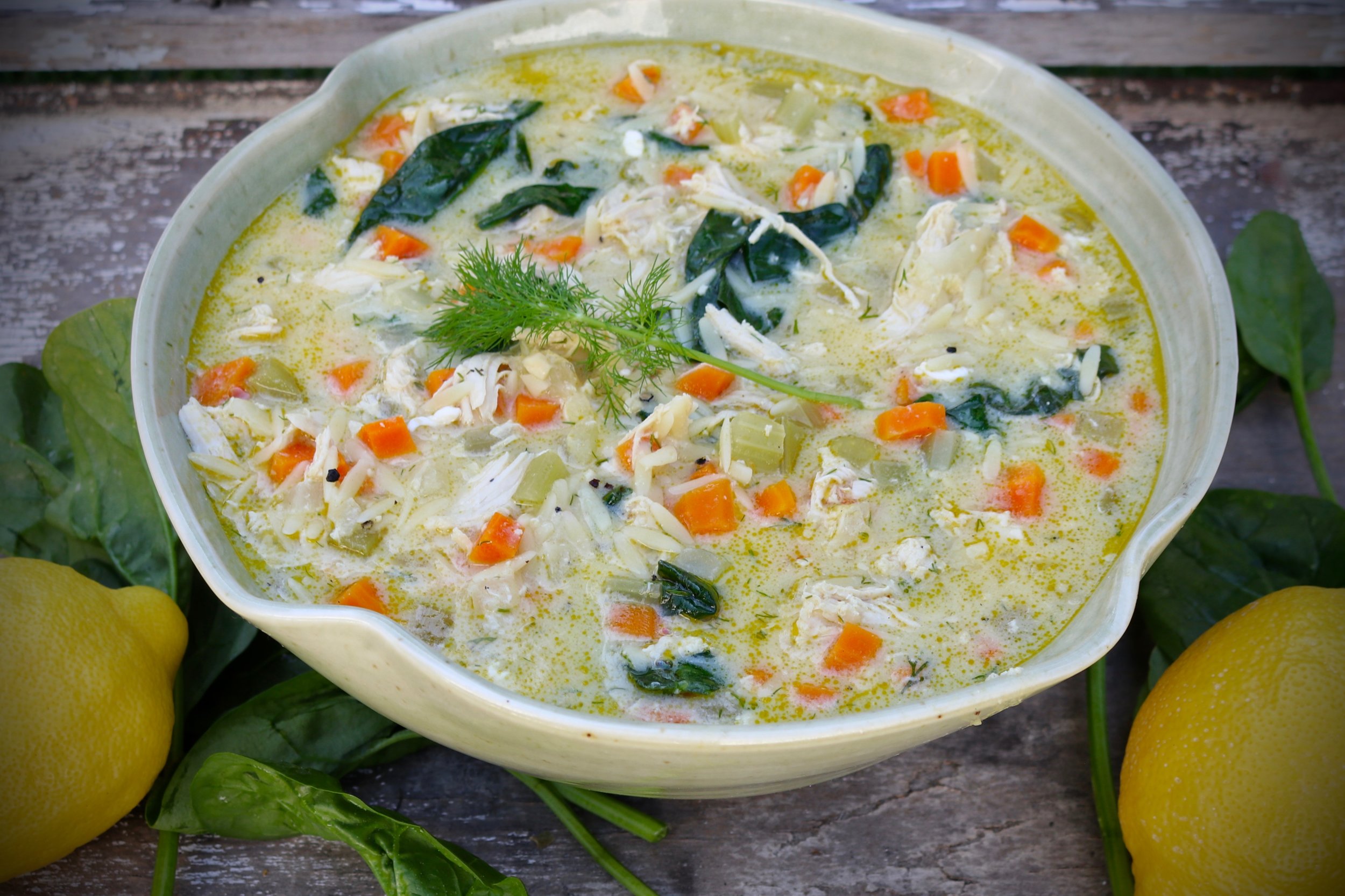 One-Pot Lemon Chicken Soup With Orzo