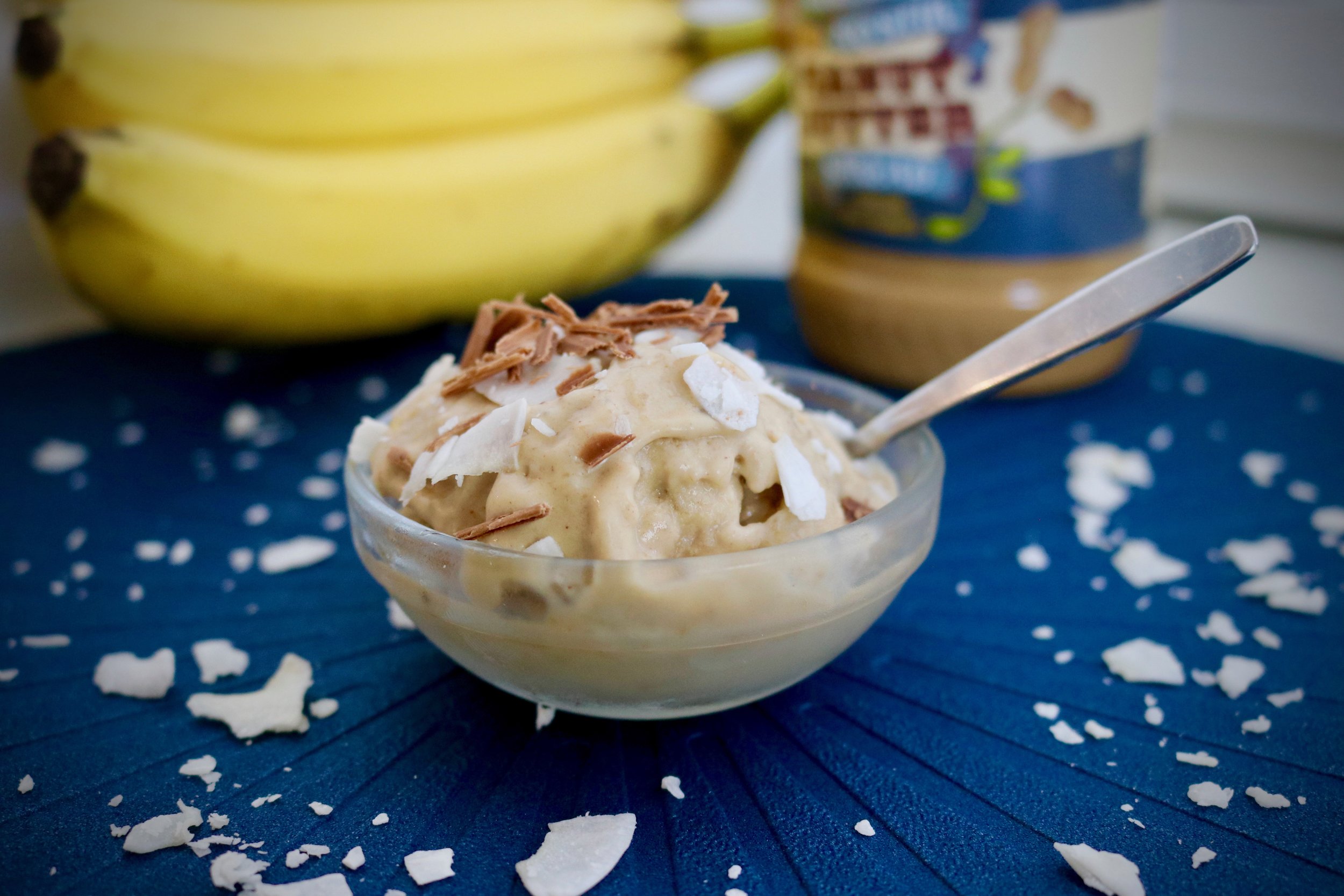 Peanut Butter Banana Ice Cream