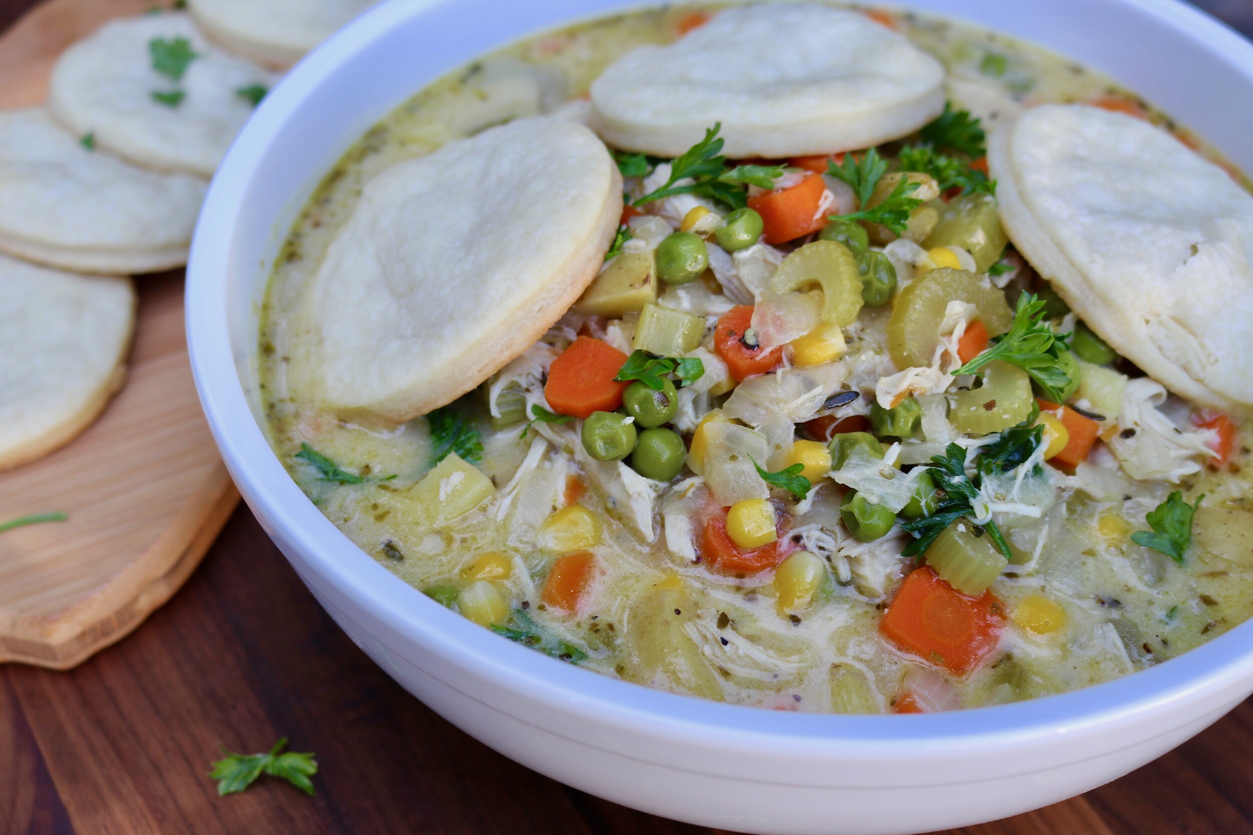 Chicken Pot pie Soup