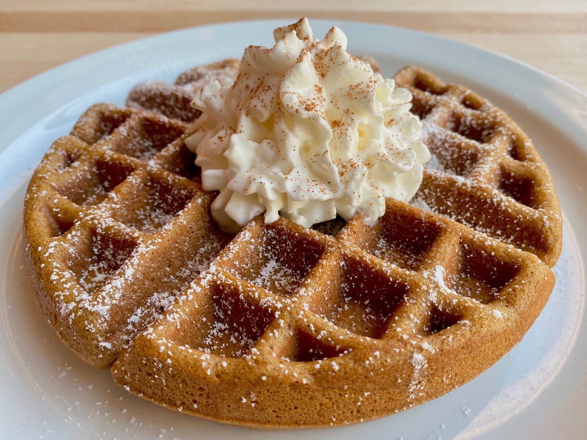 Gluten Free Gingerbread Waffles