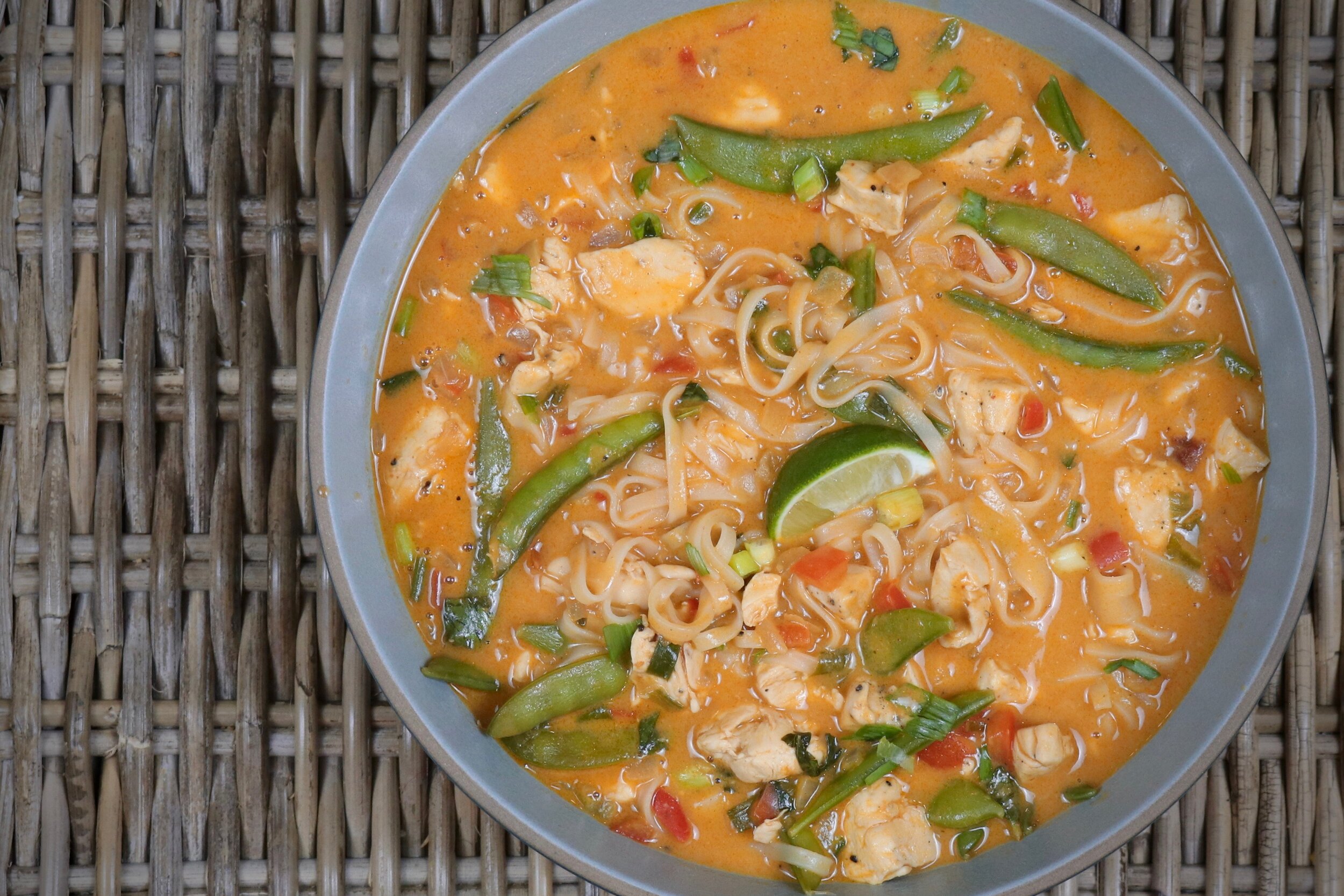 Coconut Red Curry Noodle Soup
