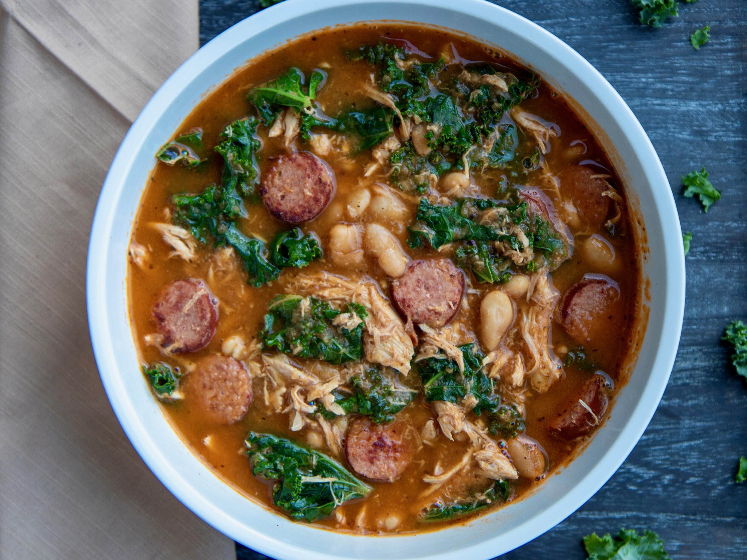 Hearty White Bean Soup With Kale