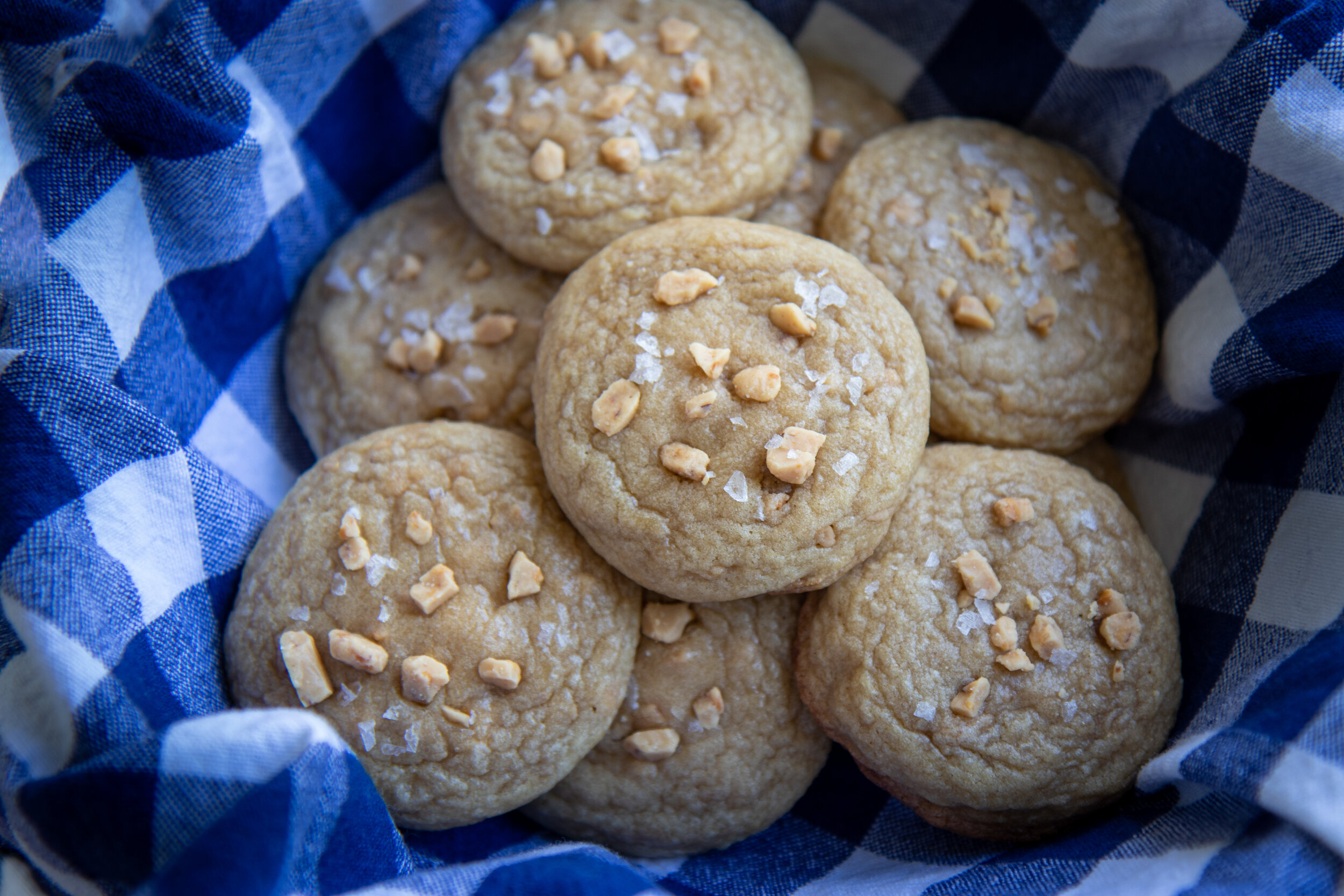 Sea Salt Vanilla Toffee Cookies