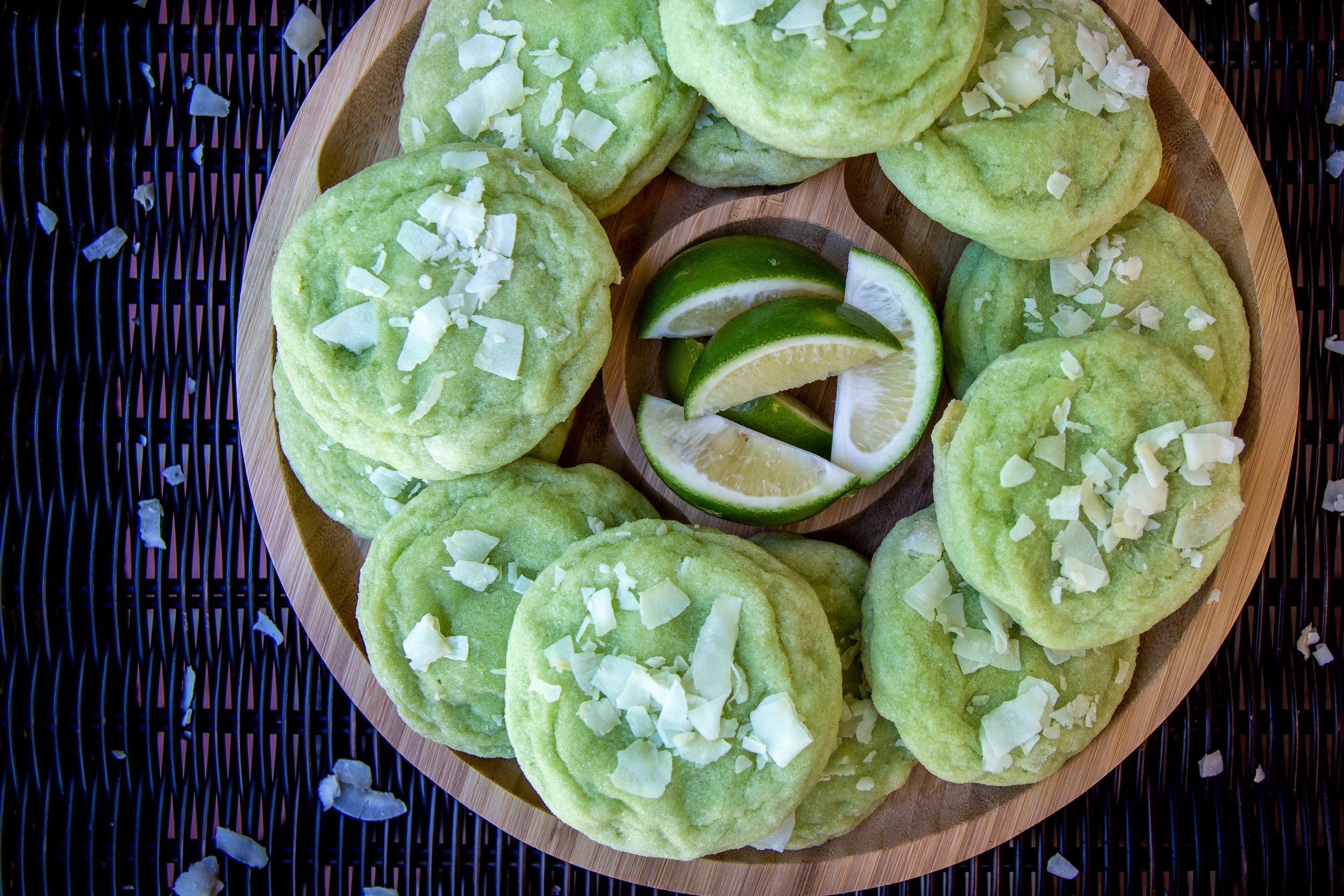 Coconut Lime Sugar Cookies