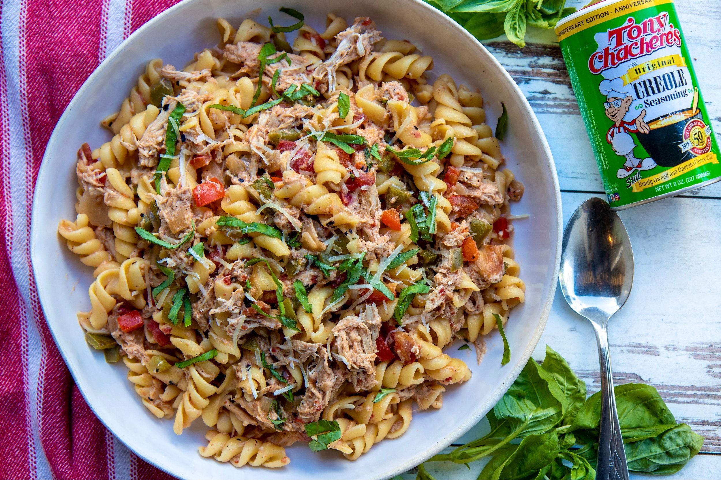 Light and Creamy Cajun Chicken Pasta