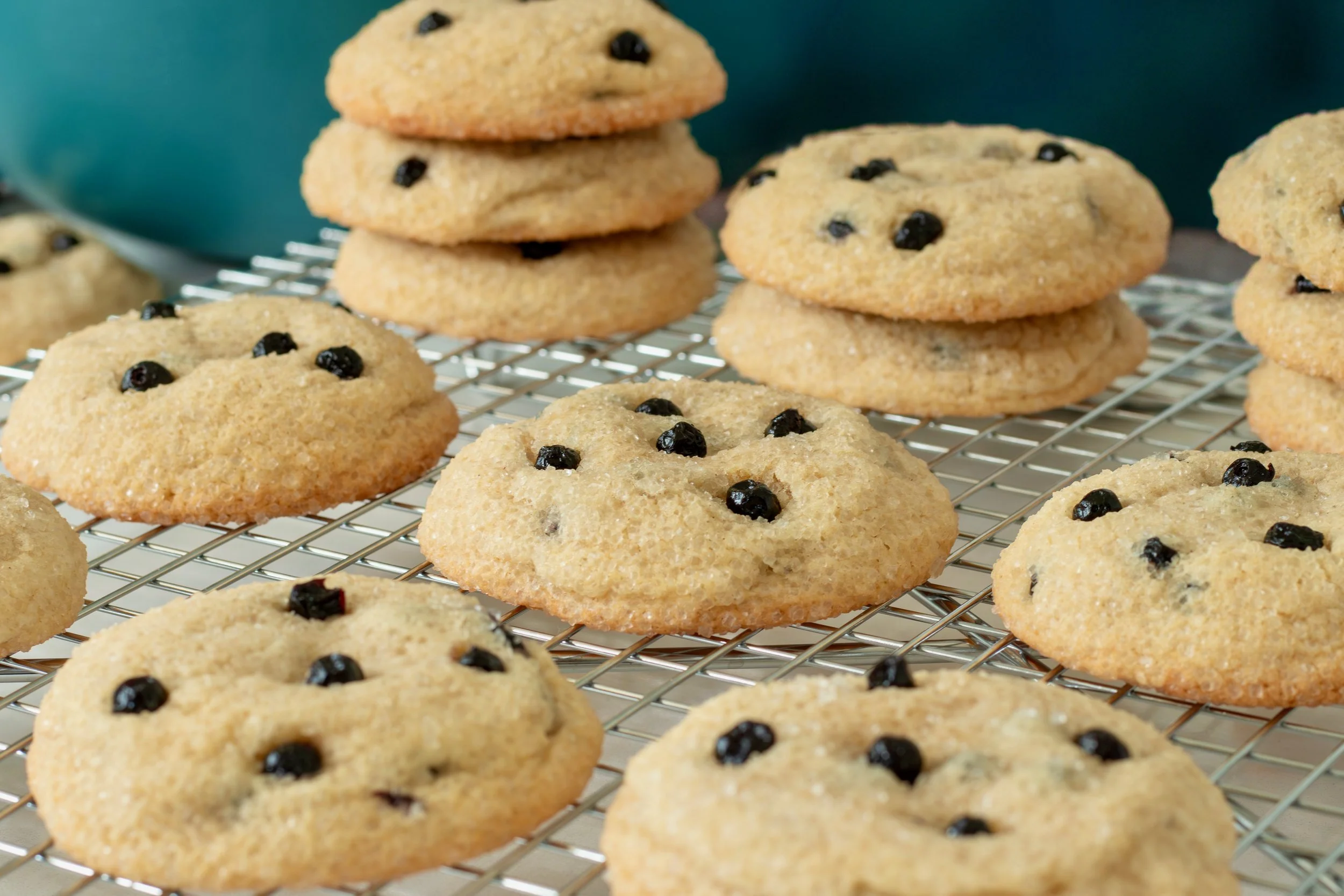 Blueberry Muffin Top Cookies