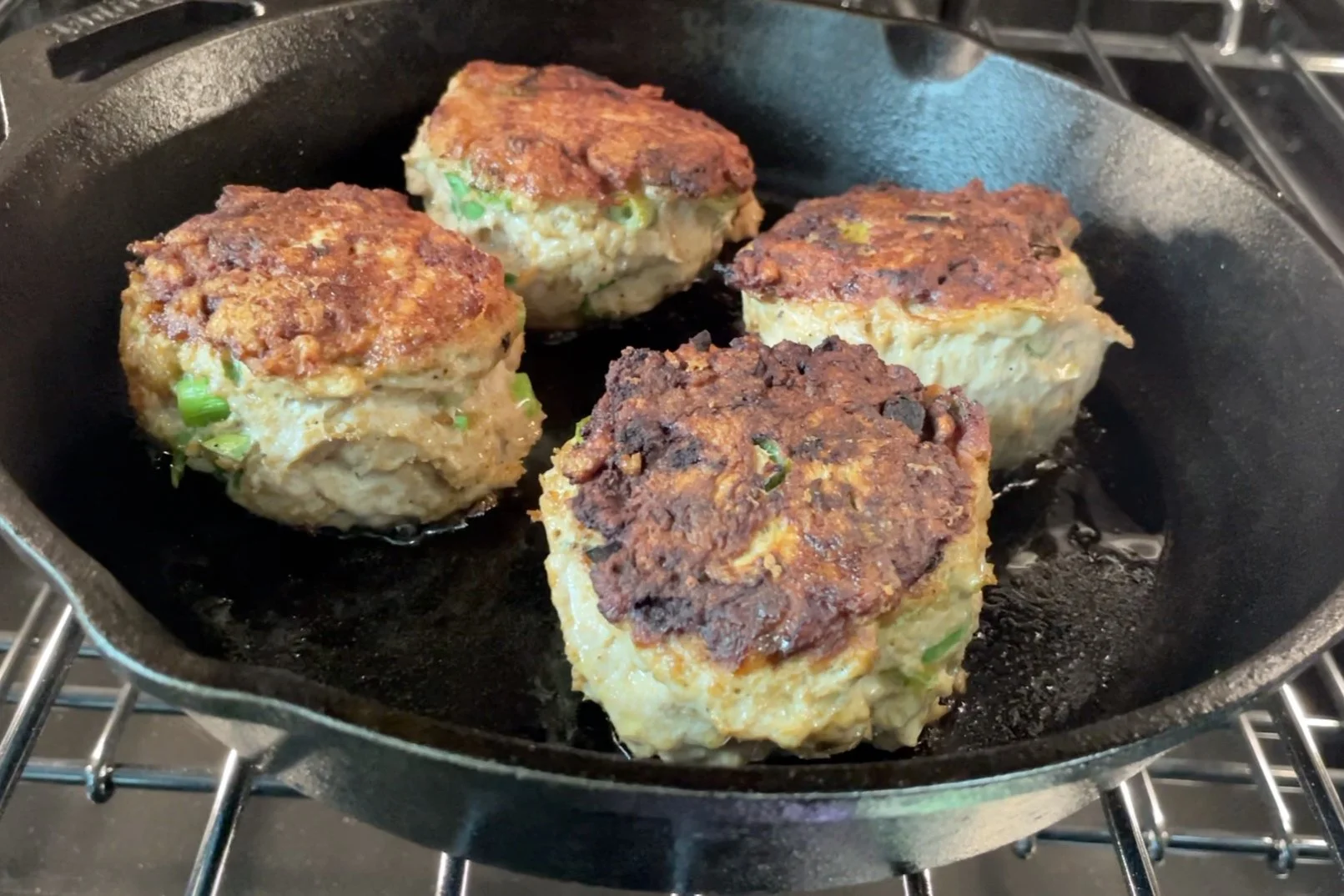 Skillet Turkey Burgers — Baking with Josh & Ange