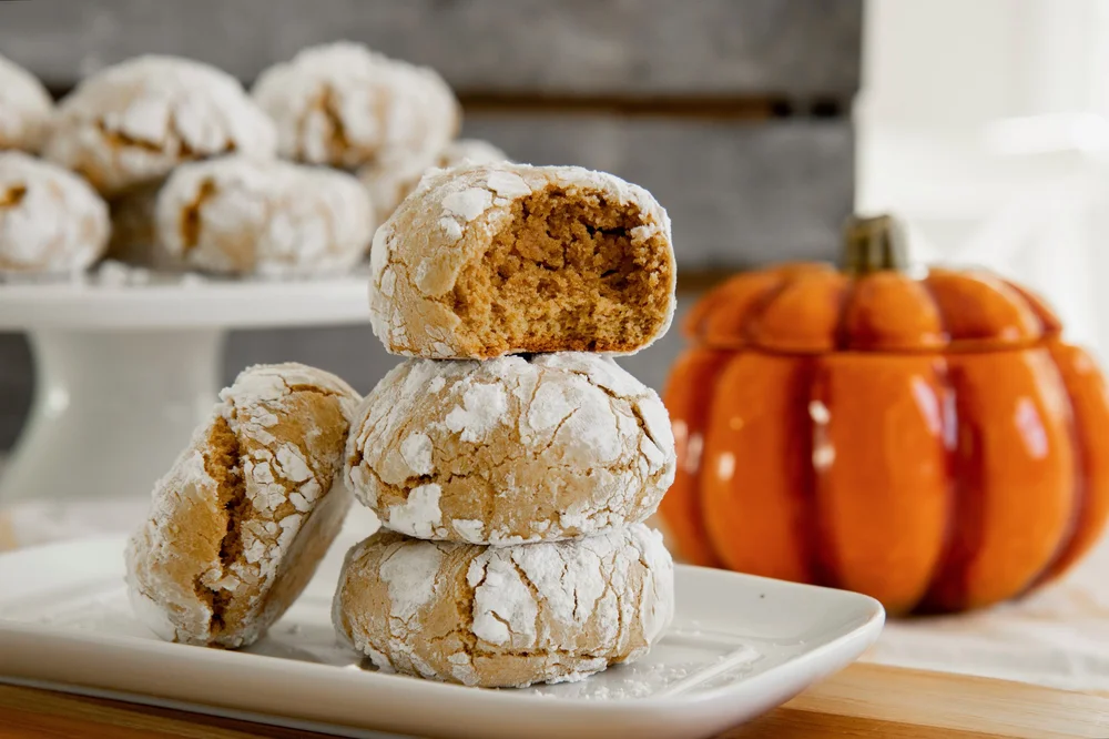 Pumpkin Crinkle Cookies — Baking with Josh & Ange